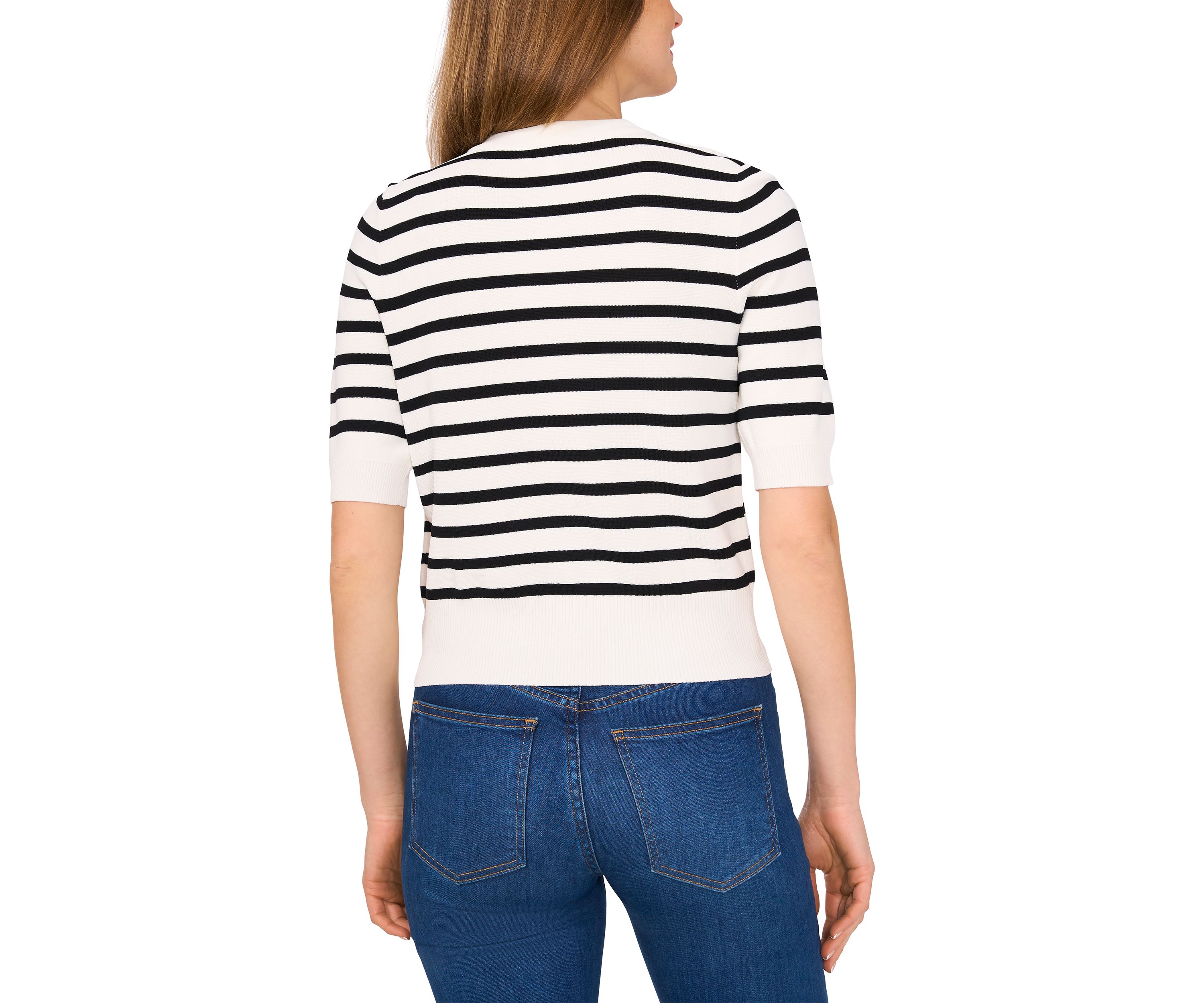 Petite Elbow Sleeve Printed Cardigan 