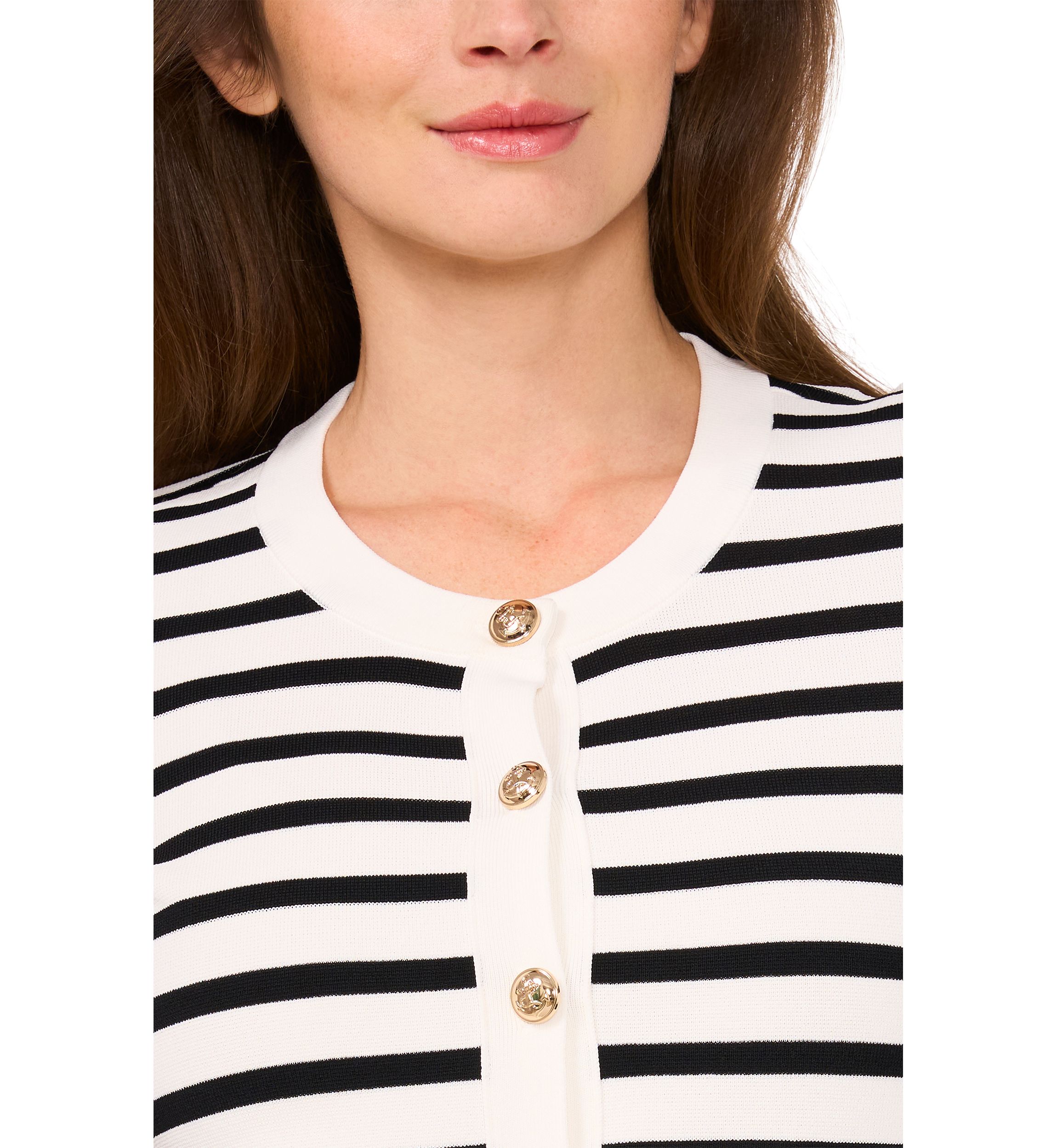 Petite Elbow Sleeve Printed Cardigan 