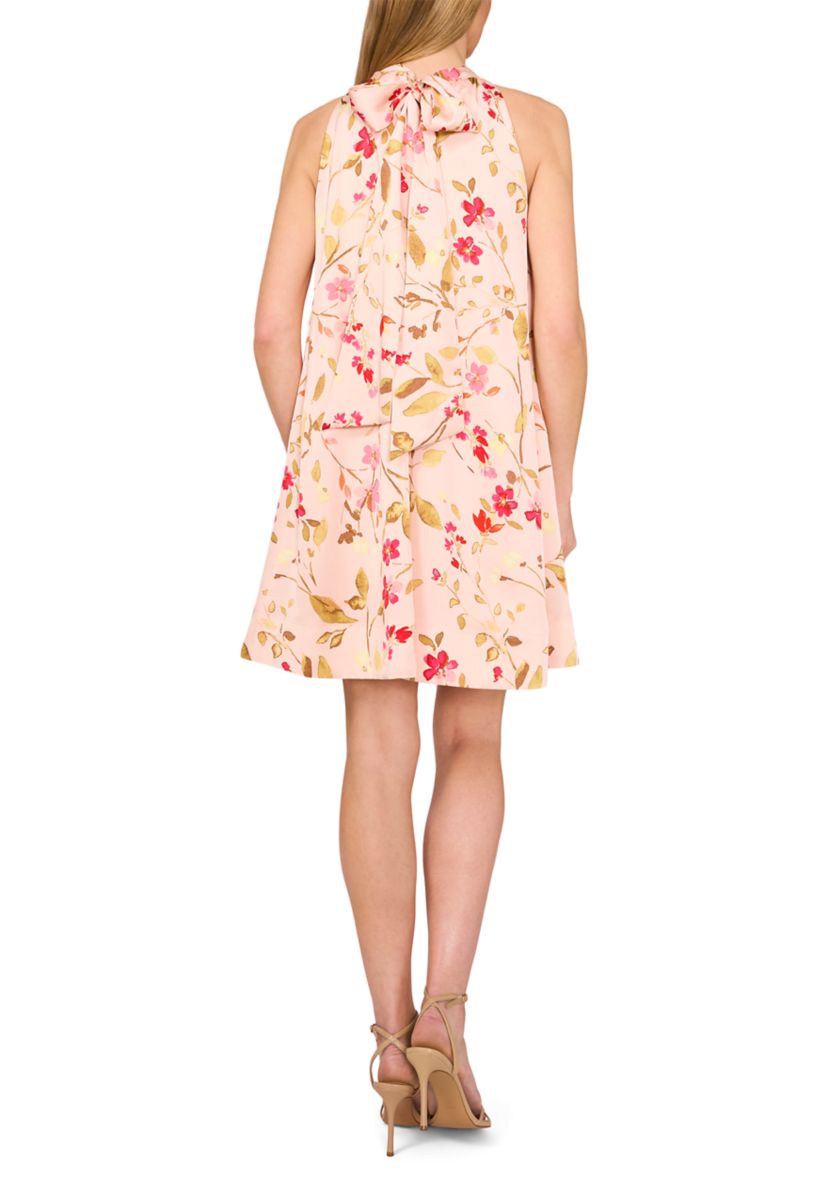 Petite Halter Neck A-Line Dress