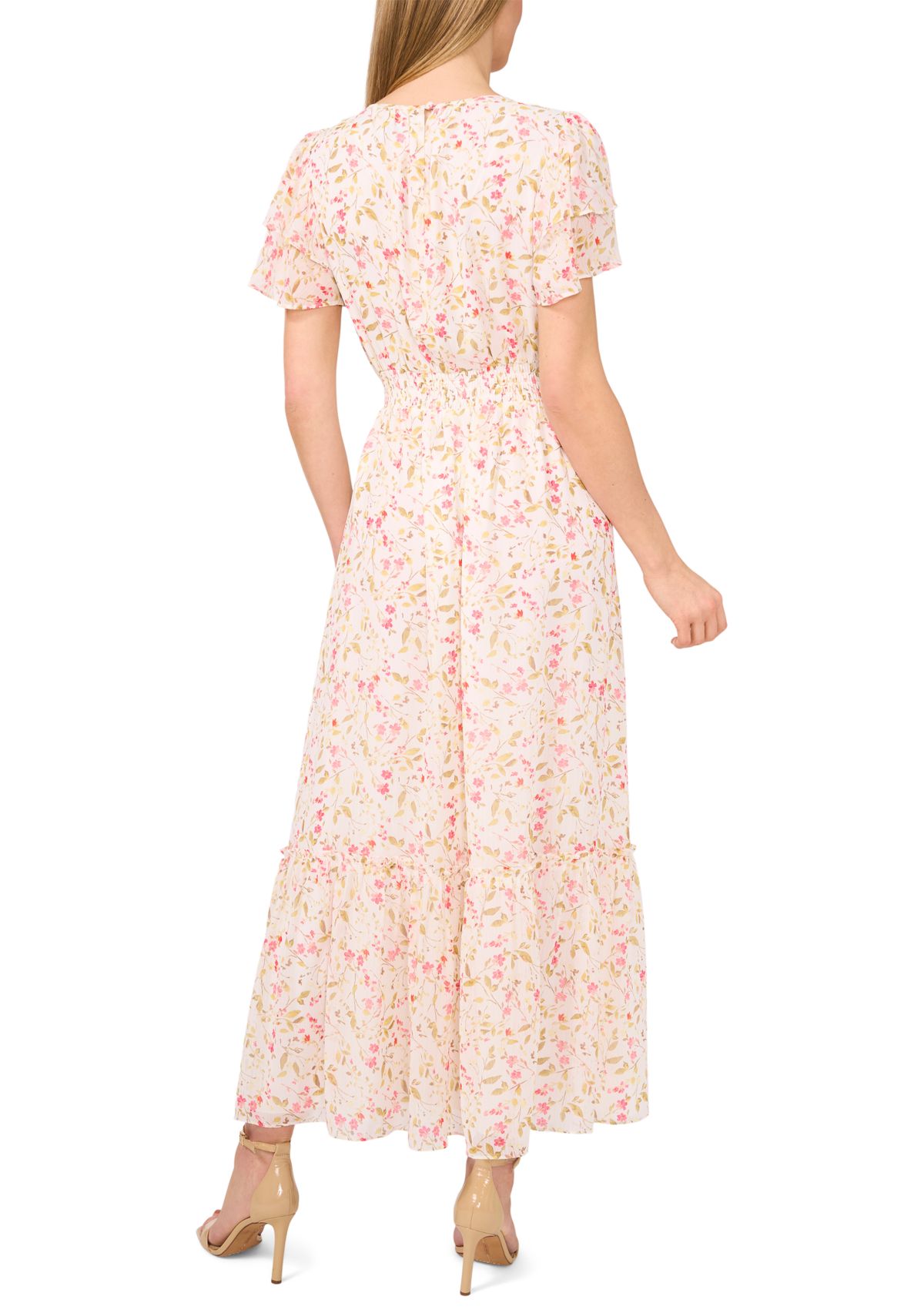 Petite Short Sleeve Maxi Dress