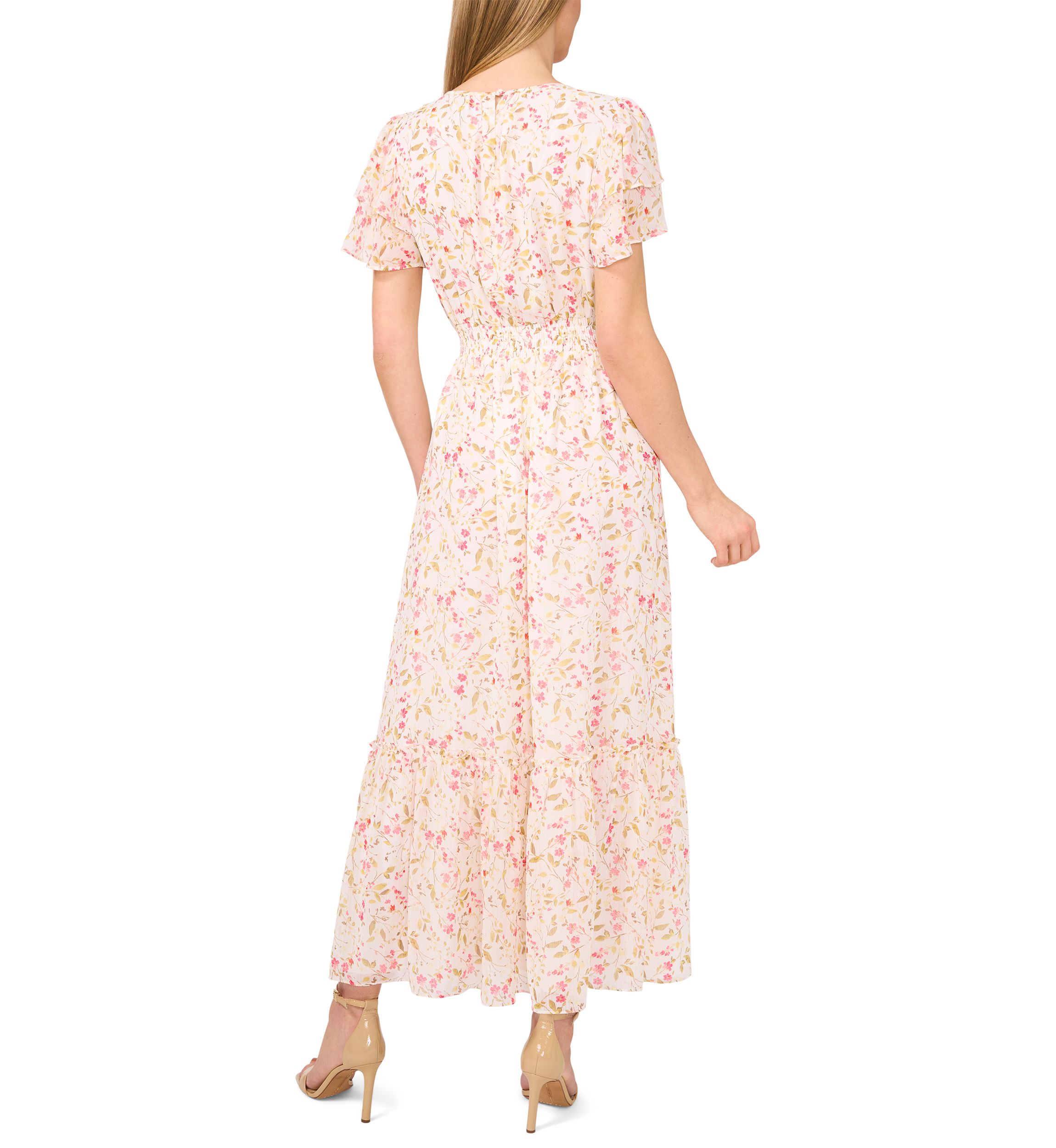 Petite Short Sleeve Maxi Dress
