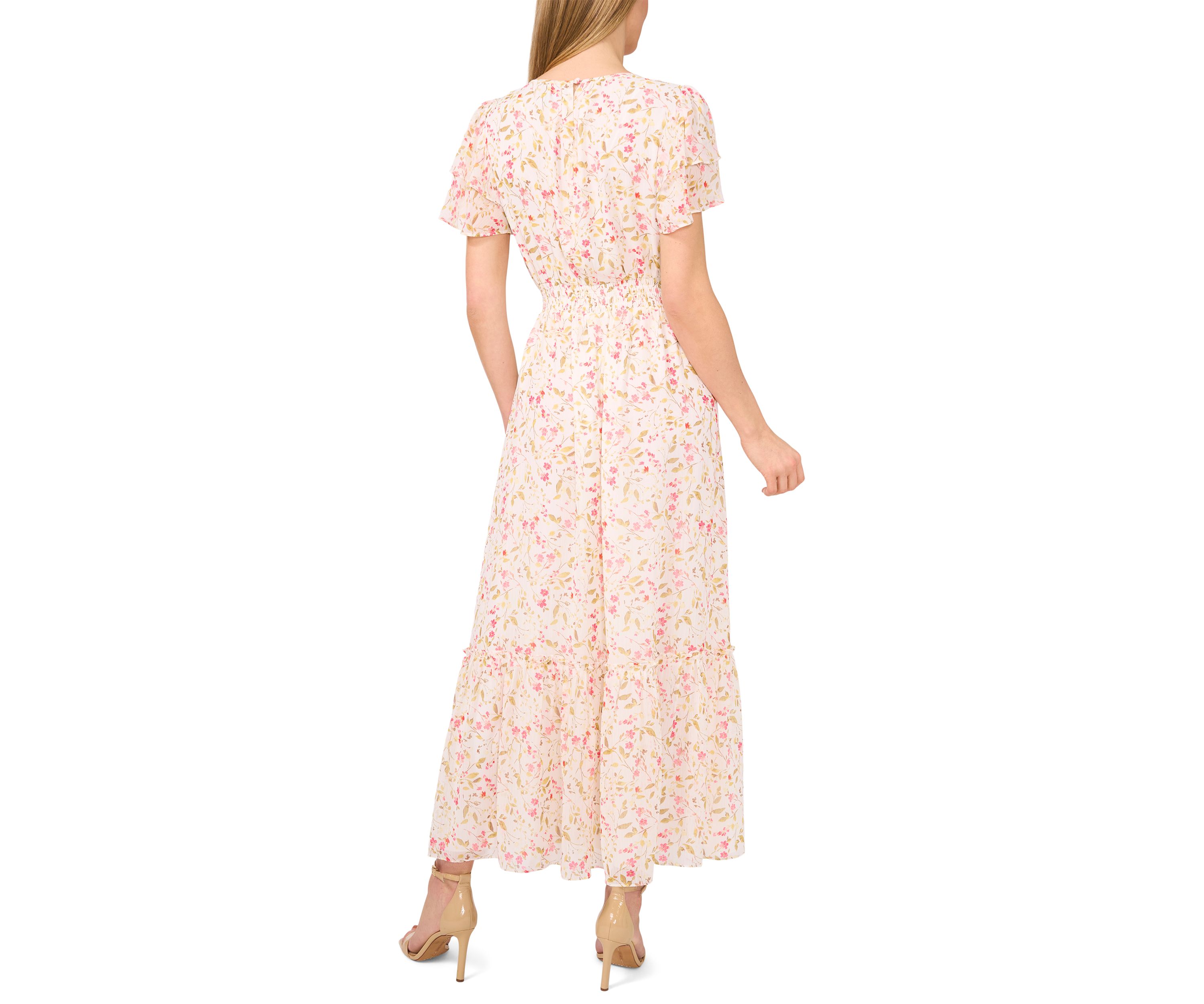 Petite Short Sleeve Maxi Dress