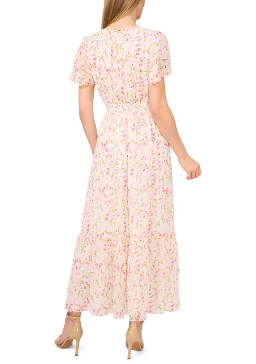 Petite Short Sleeve Maxi Dress