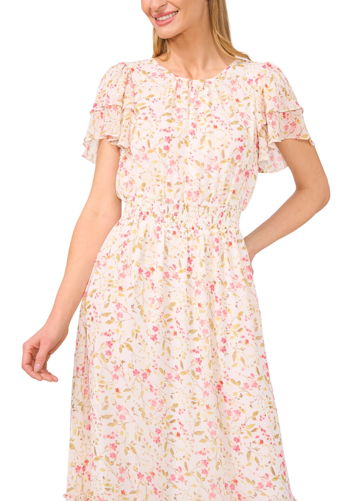 Petite Short Sleeve Maxi Dress