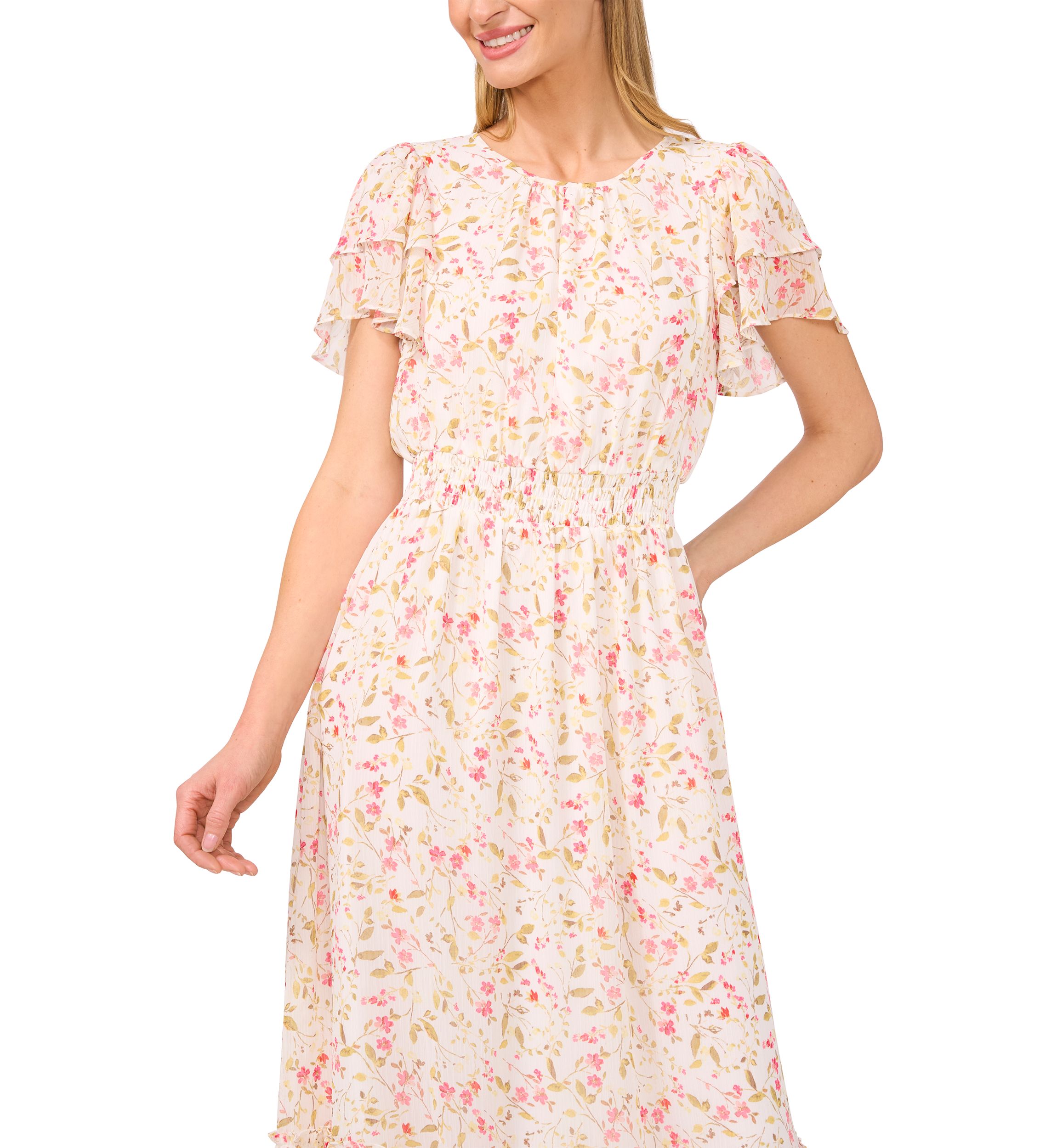 Petite Short Sleeve Maxi Dress