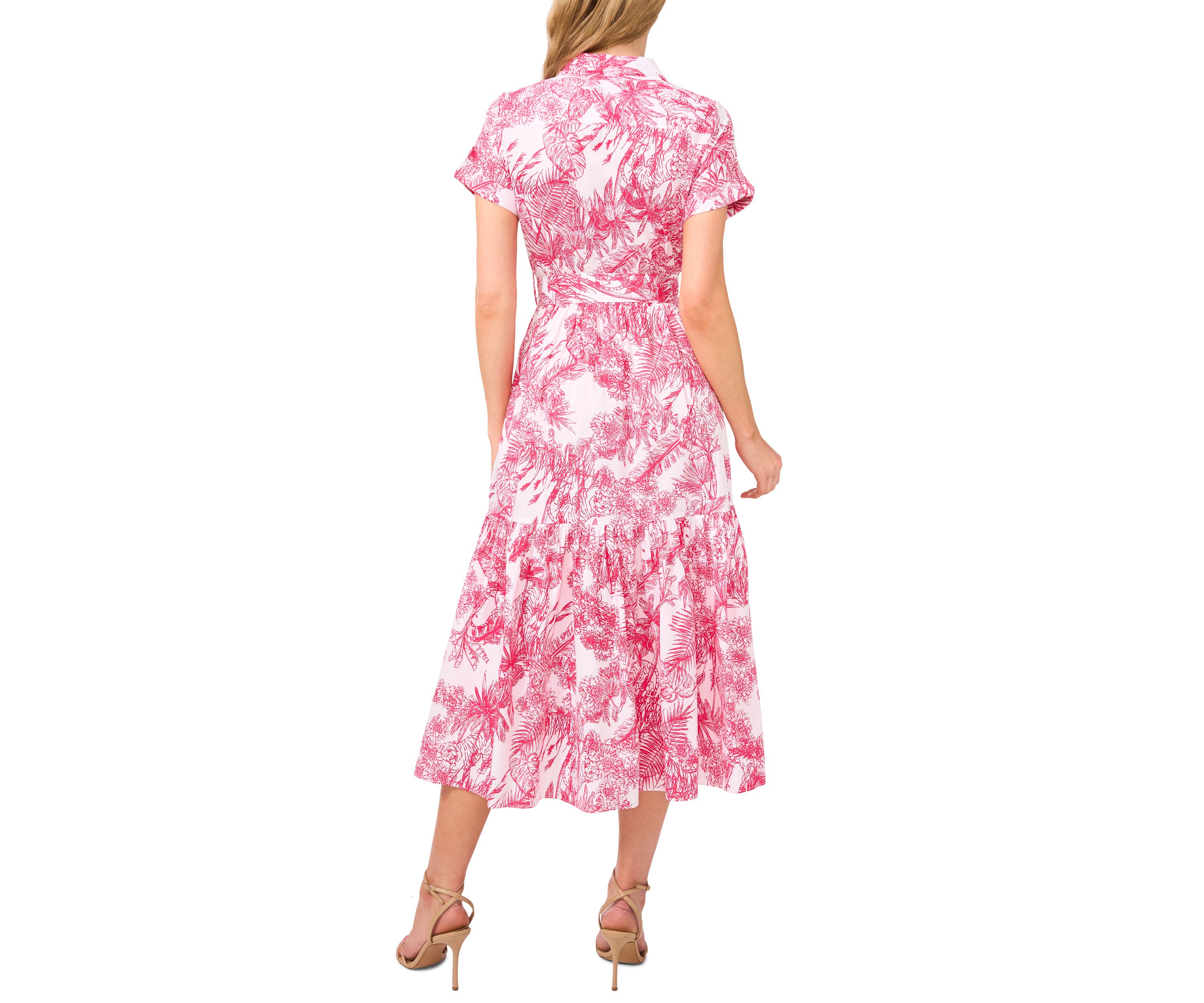 Petite Printed Shirtdress