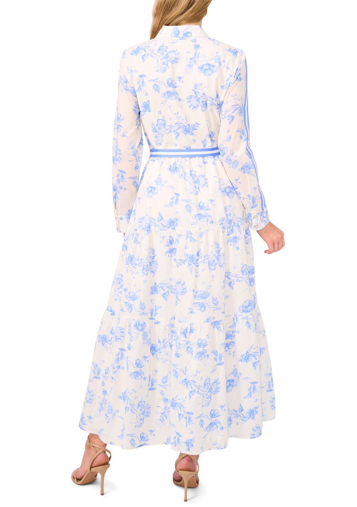 Petite Floral Printed Shirt Dress