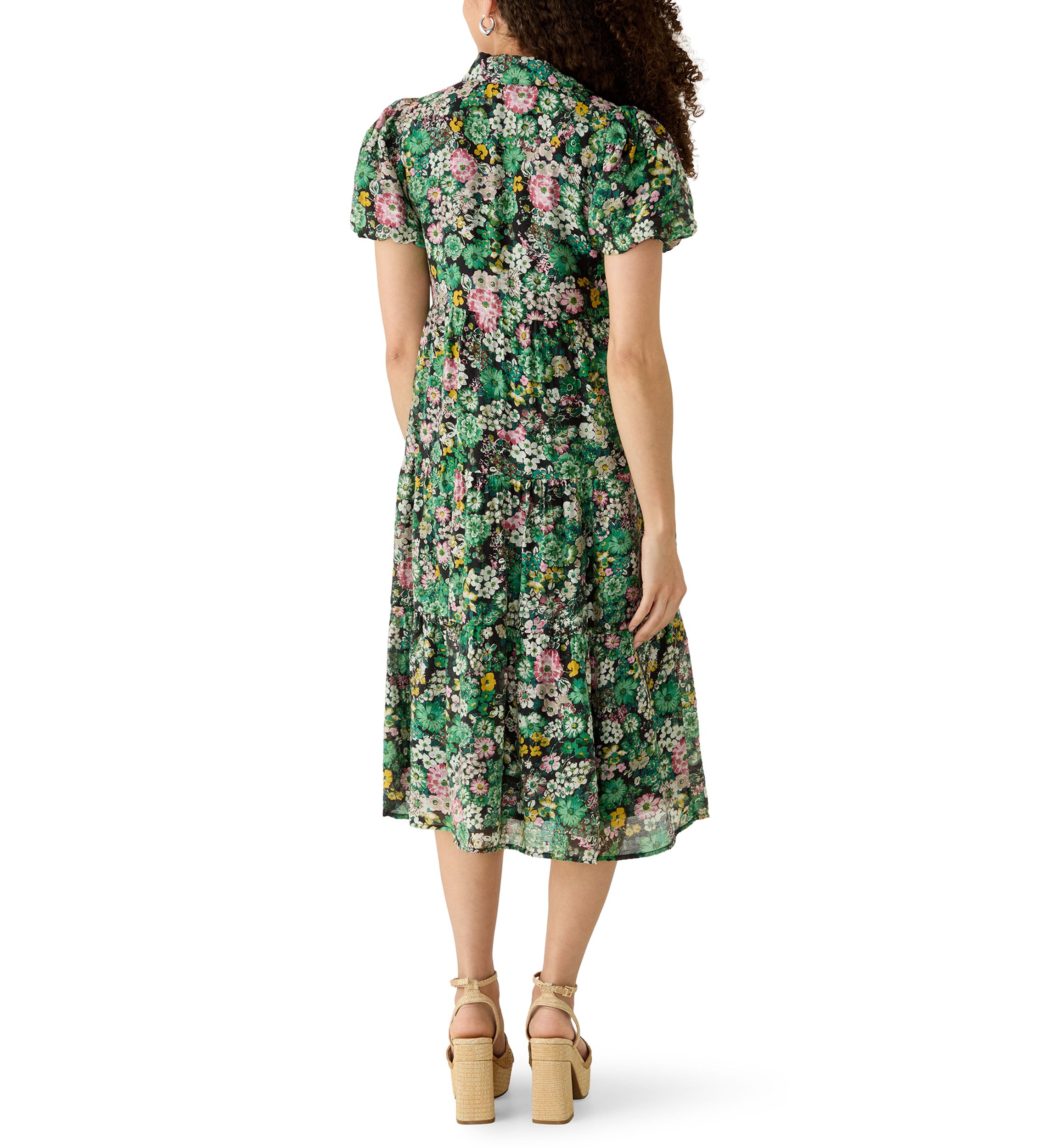 green petite midi dress Petite Green Floral Embellished Cap Sleeve Midi Dress
