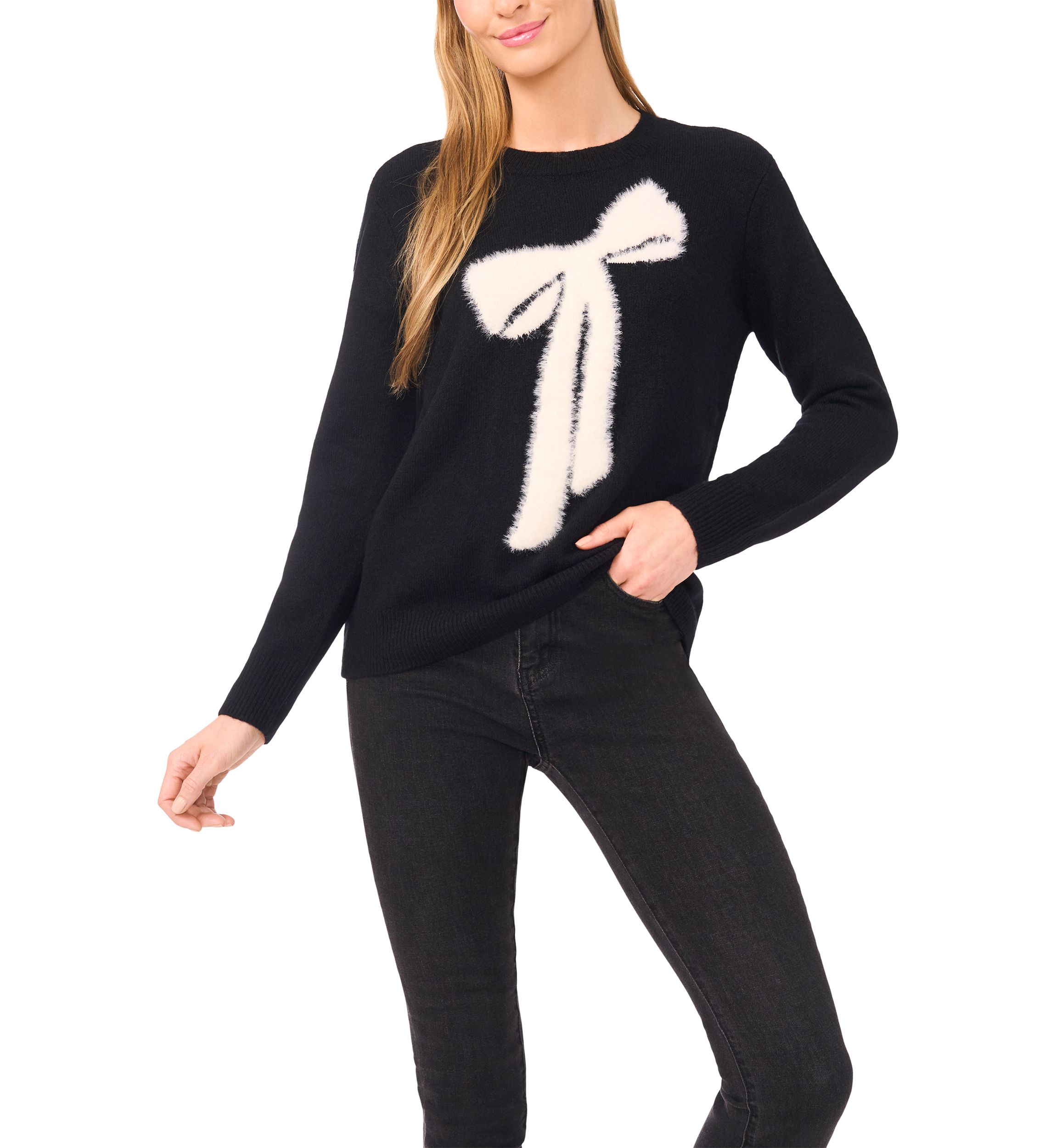 Petite Bow Sweater 