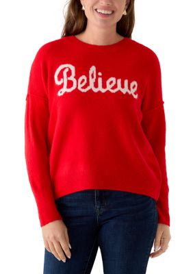 CeCe Women's Petite Believe Sweater