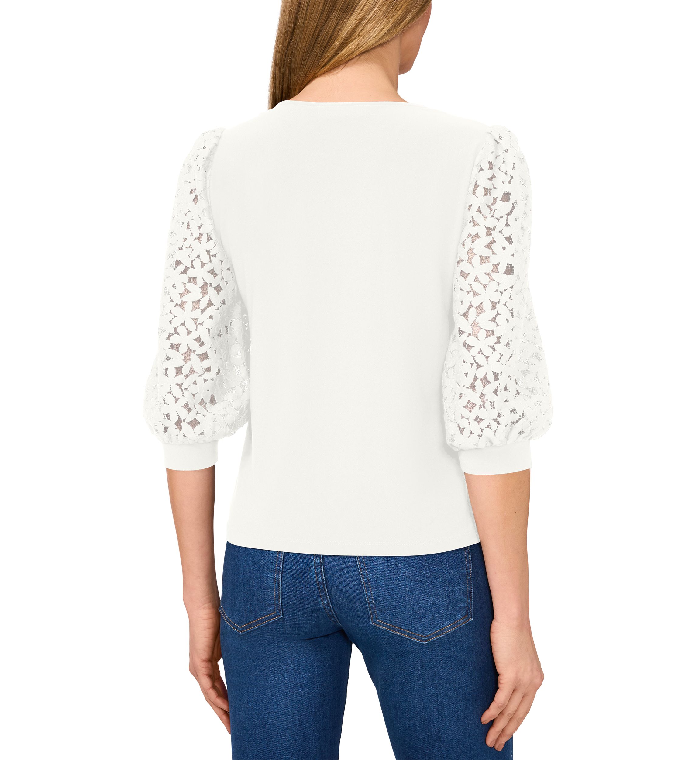 Petite Mixed Media Top 