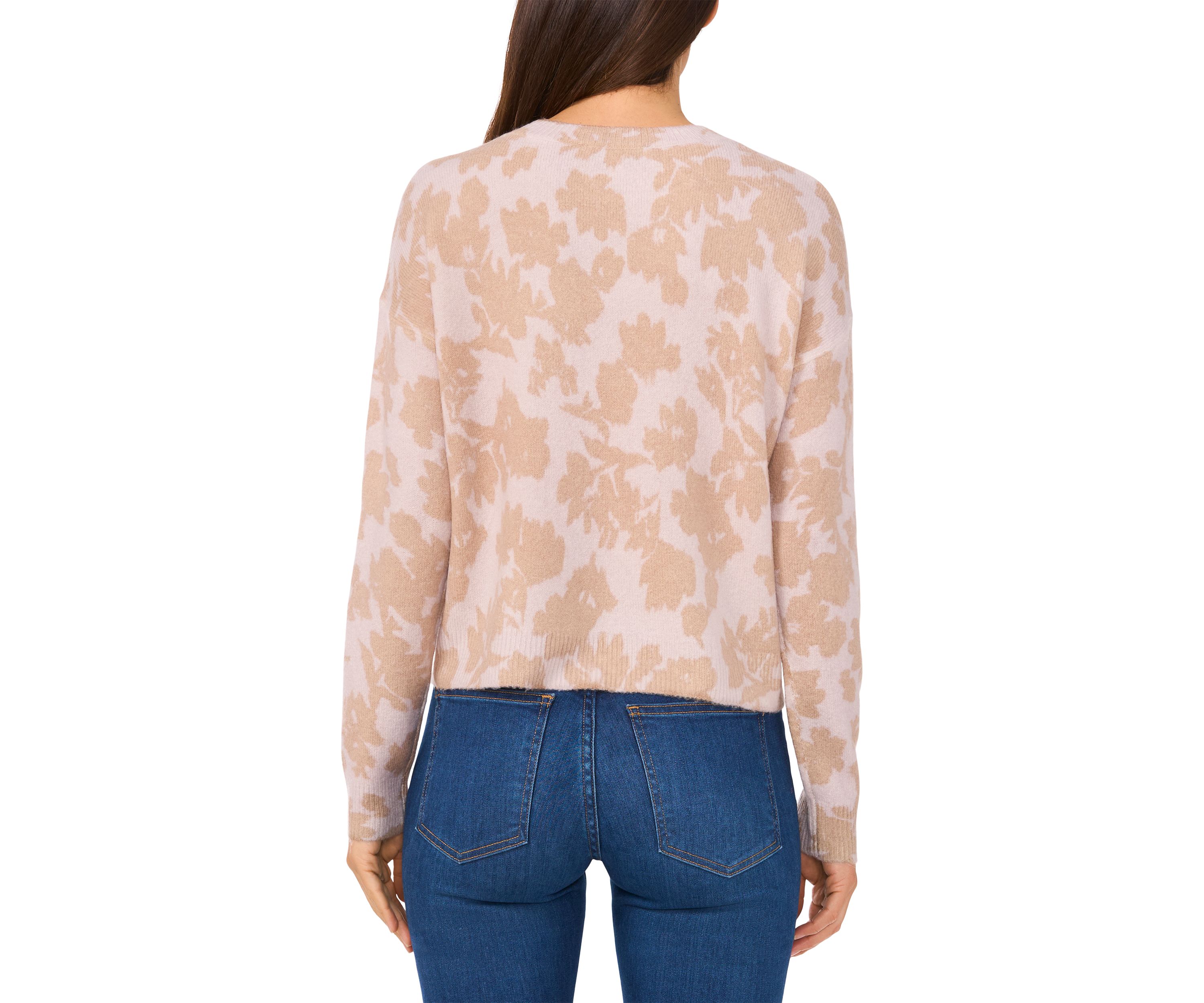 Petite Printed Pullover Sweater 