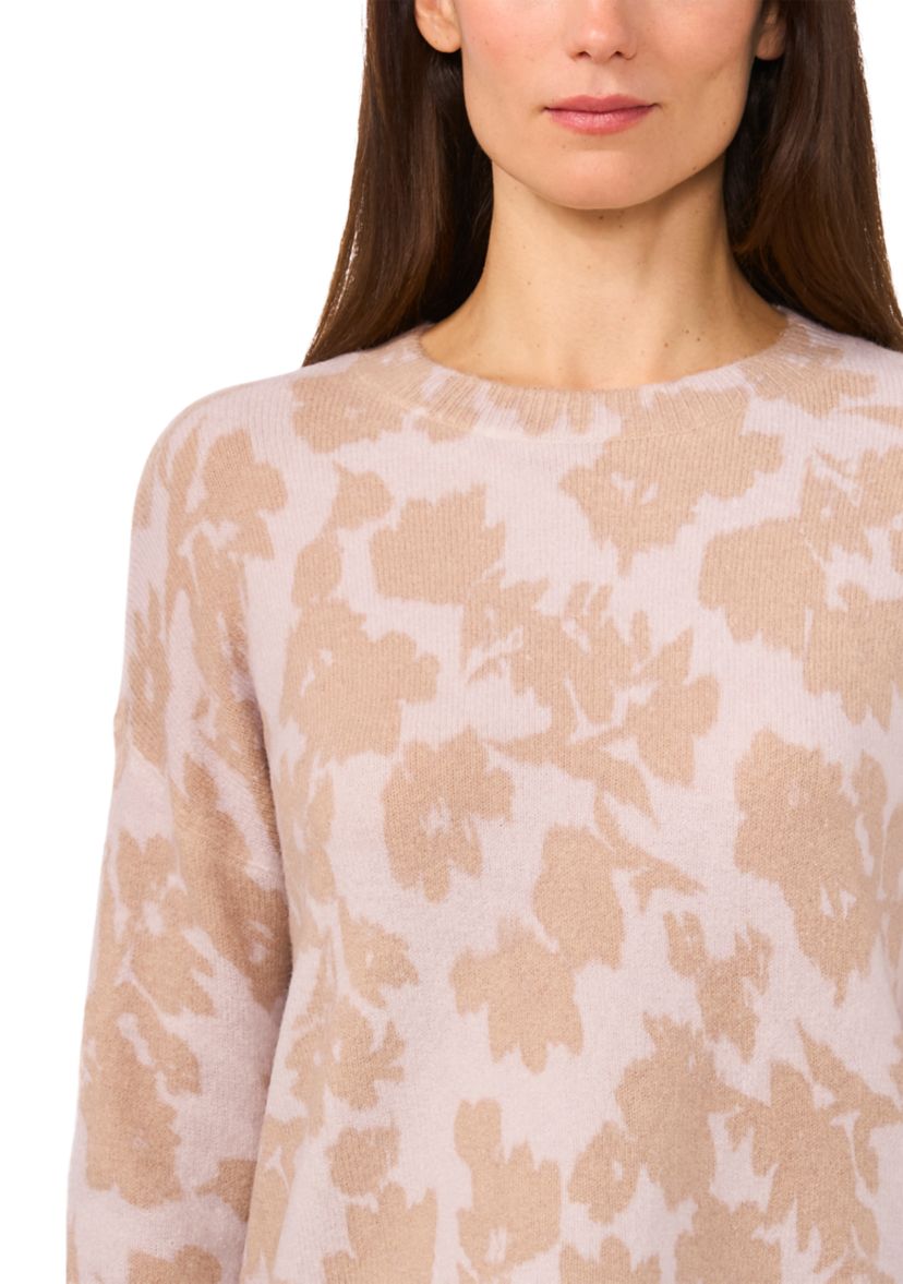 Petite Printed Pullover Sweater 