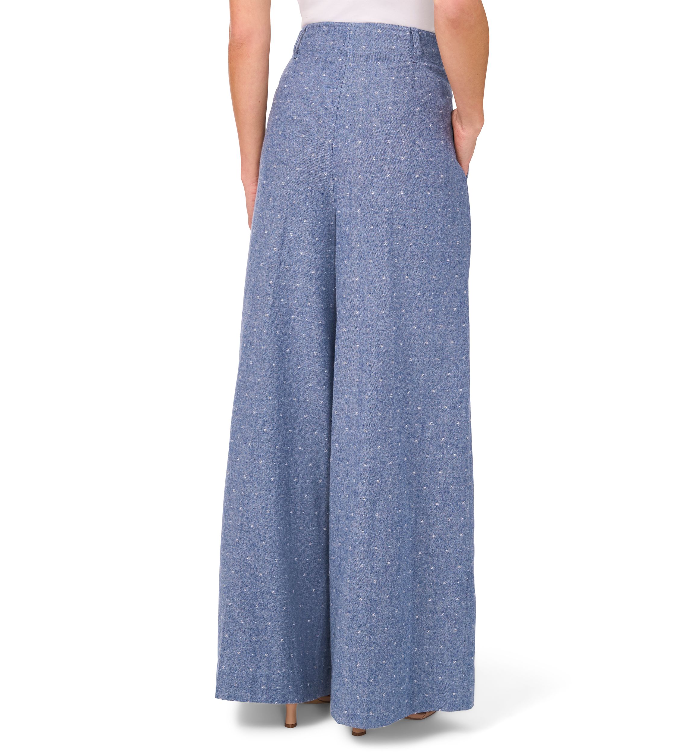 Petite Pleated Wide Leg Pants