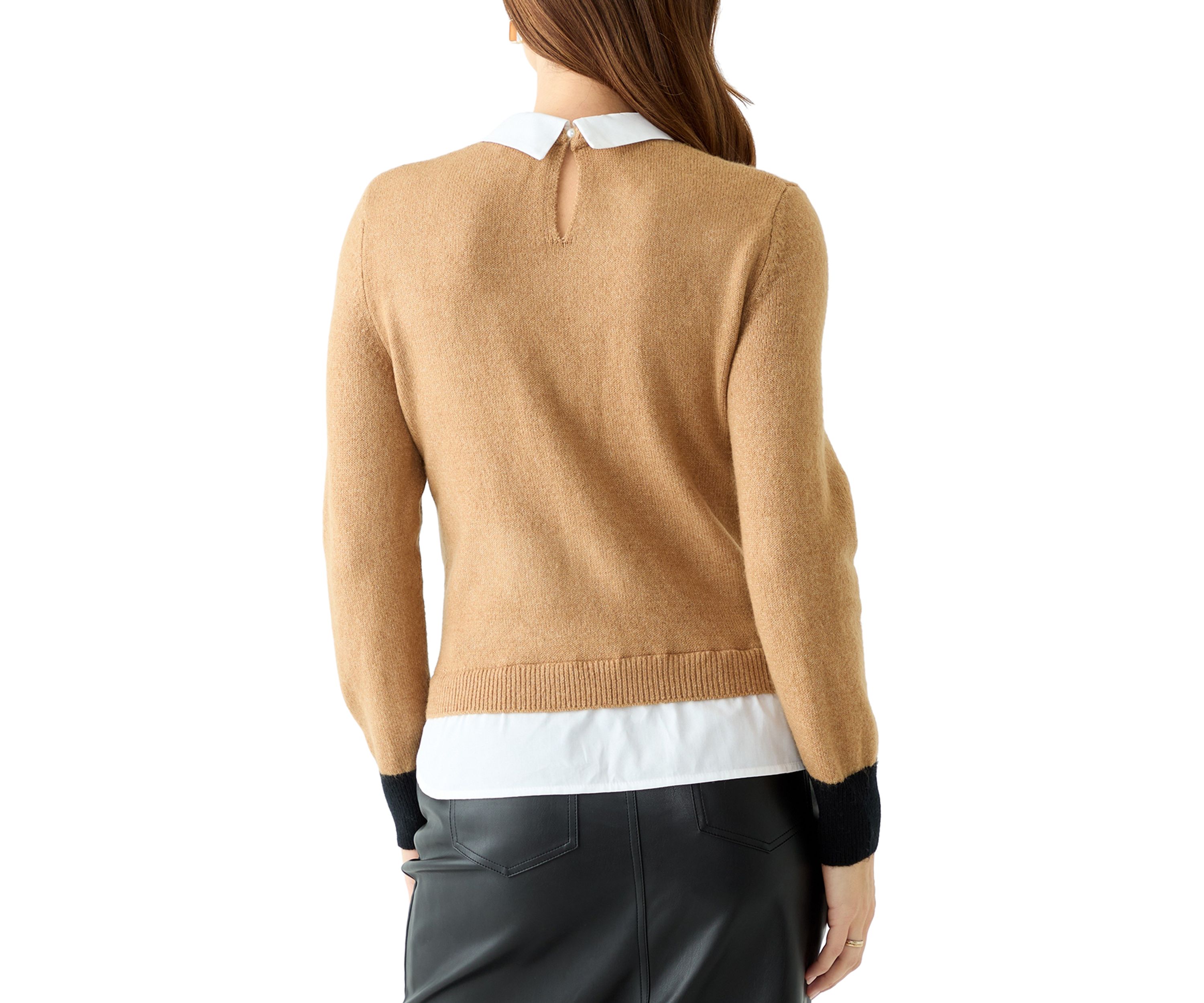 Womens 2Fer Sweater