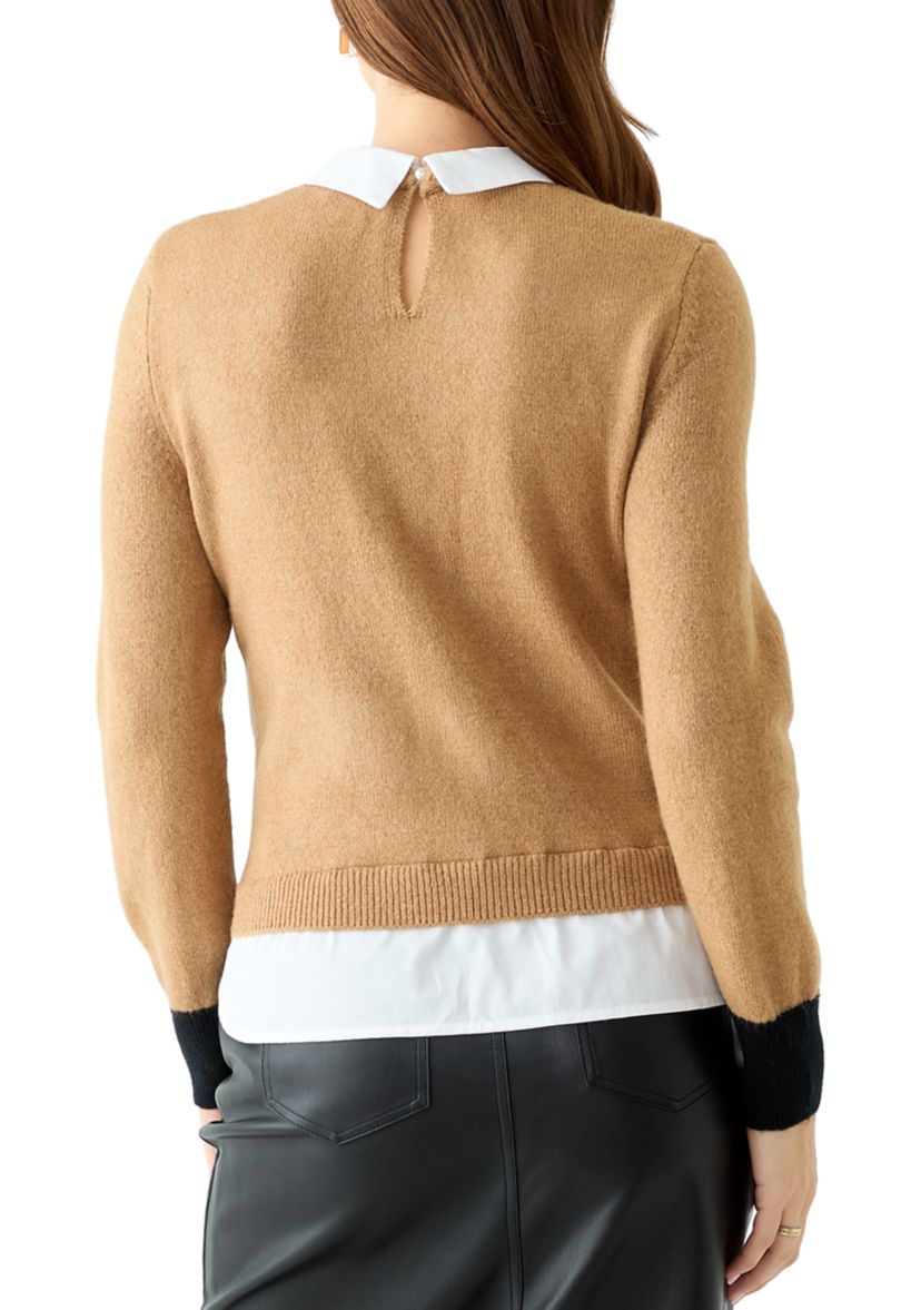 Womens 2Fer Sweater
