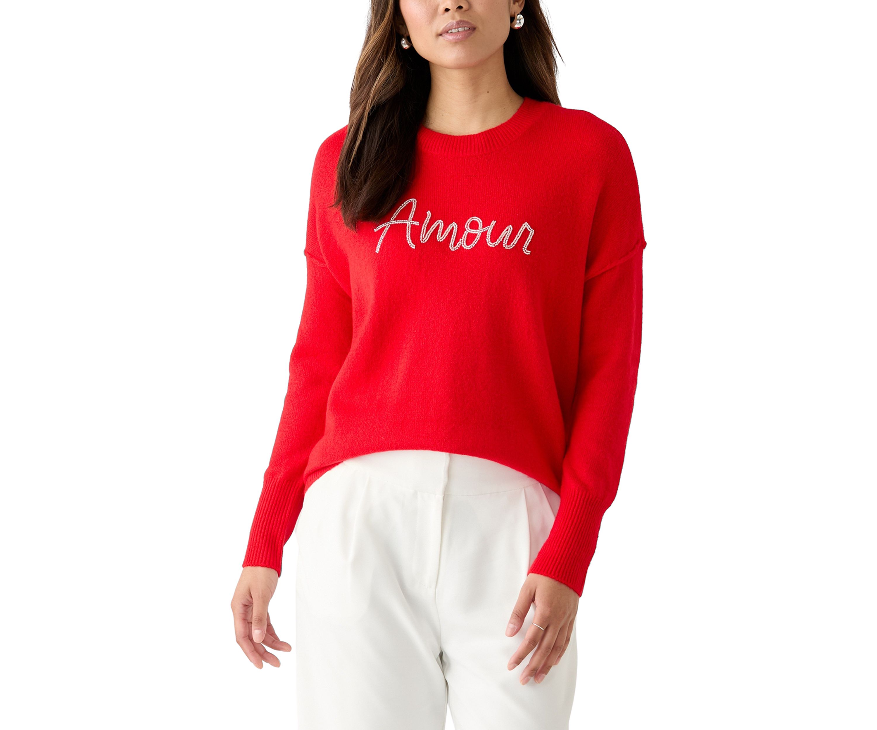 Womens Amour Bead Sweater 