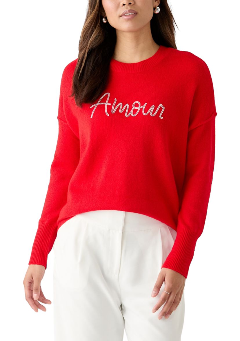 Womens Amour Bead Sweater 