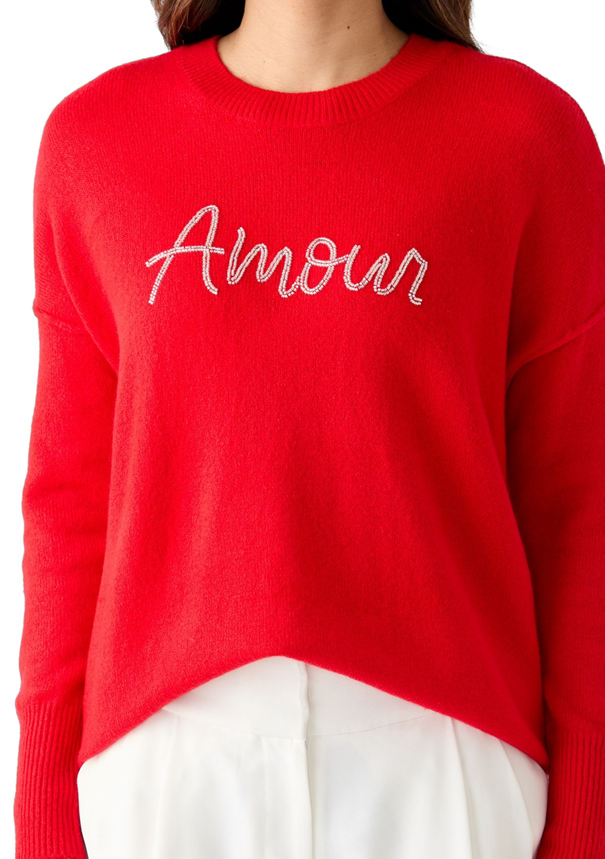 Womens Amour Bead Sweater 