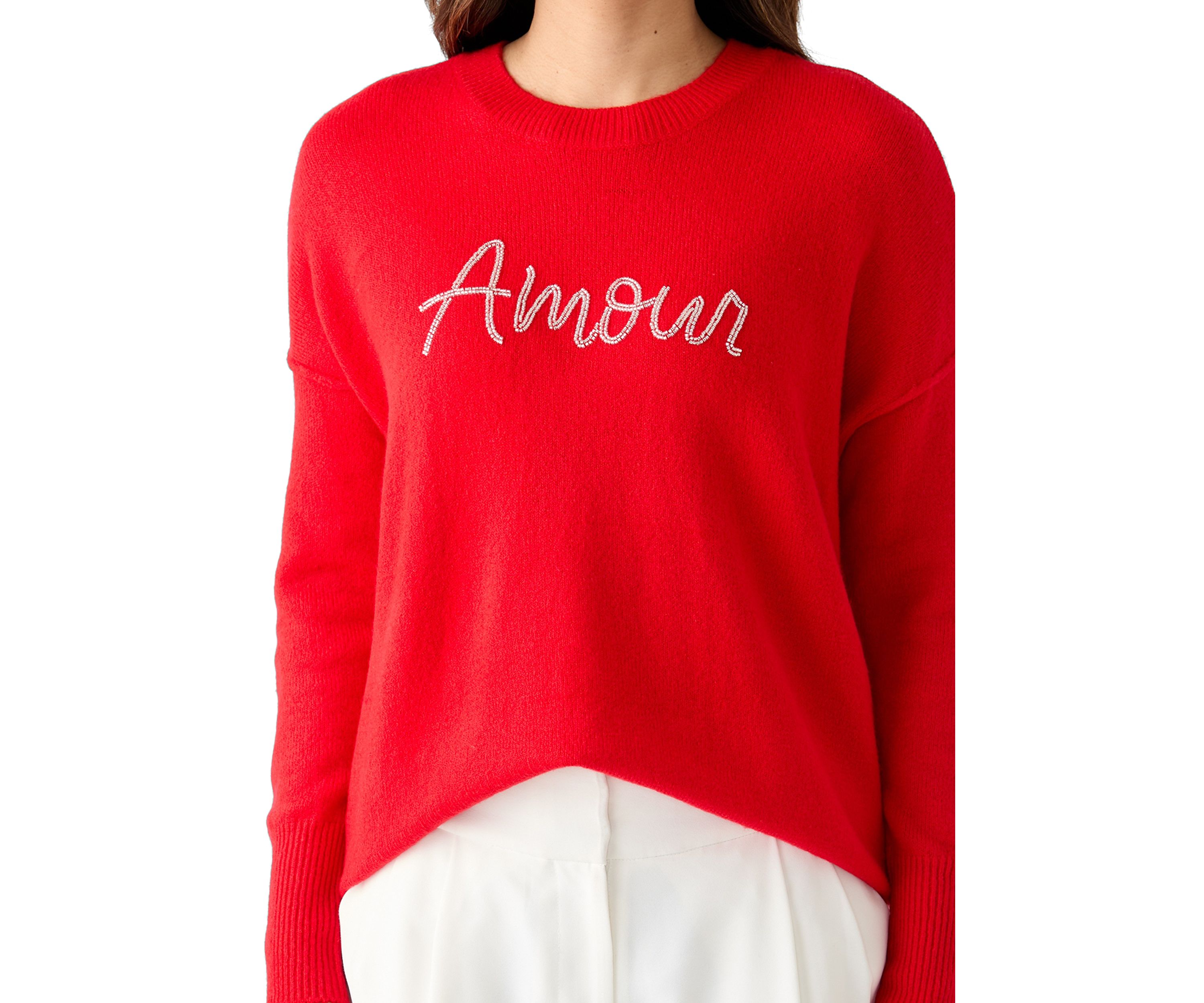 Womens Amour Bead Sweater 