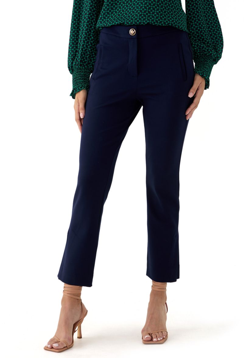 Womens Slim Ponte Pants
