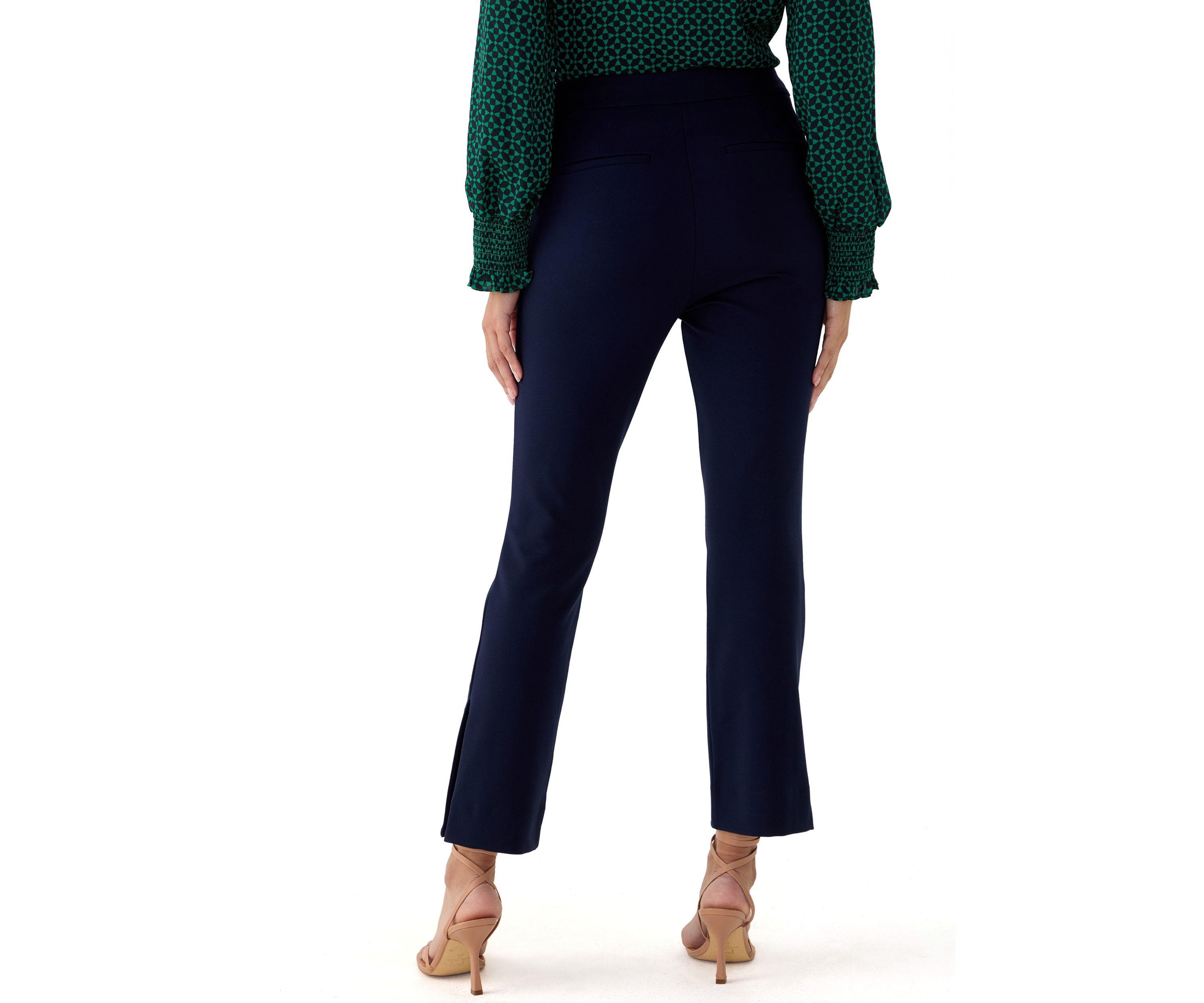 Womens Slim Ponte Pants