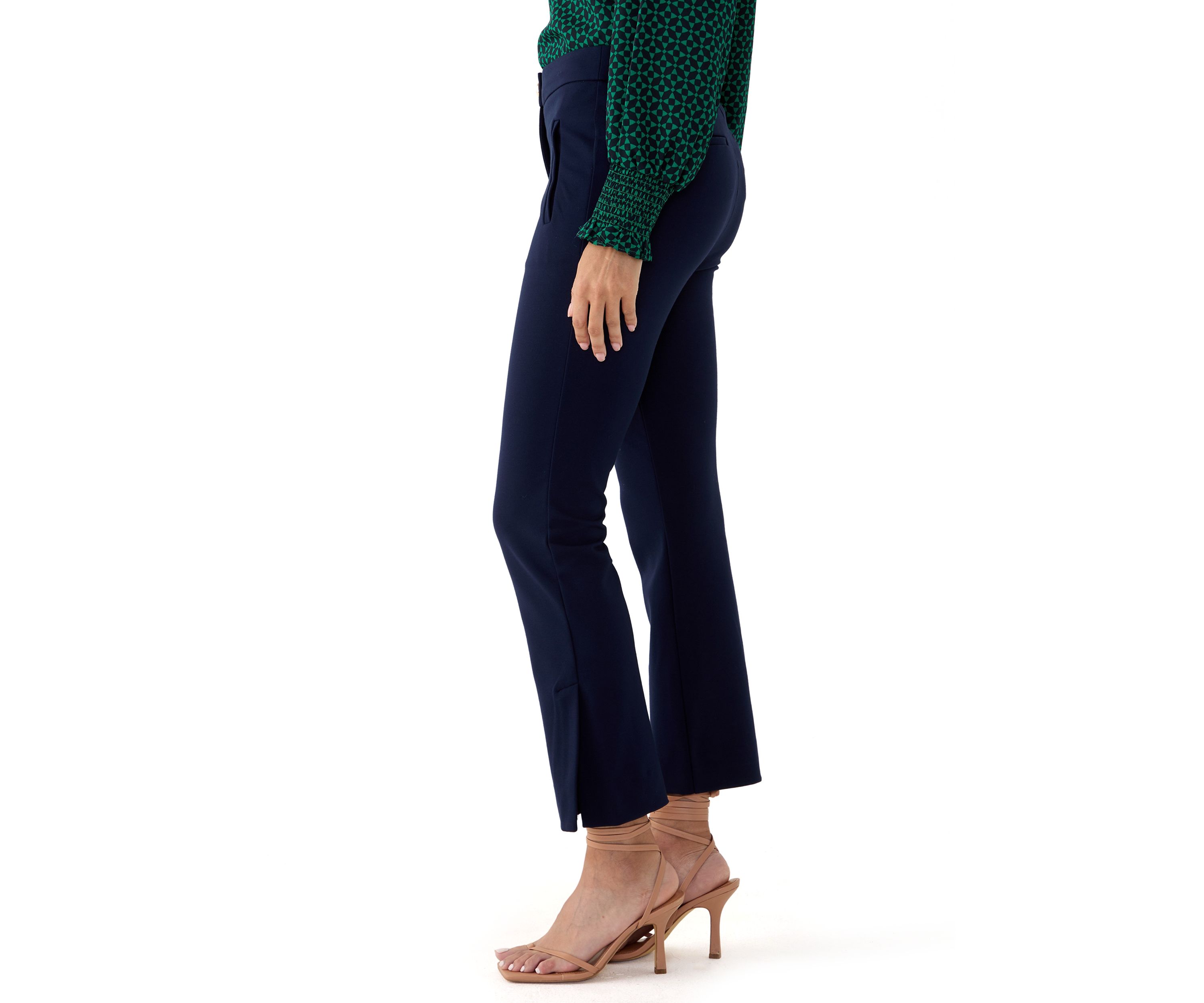 Womens Slim Ponte Pants