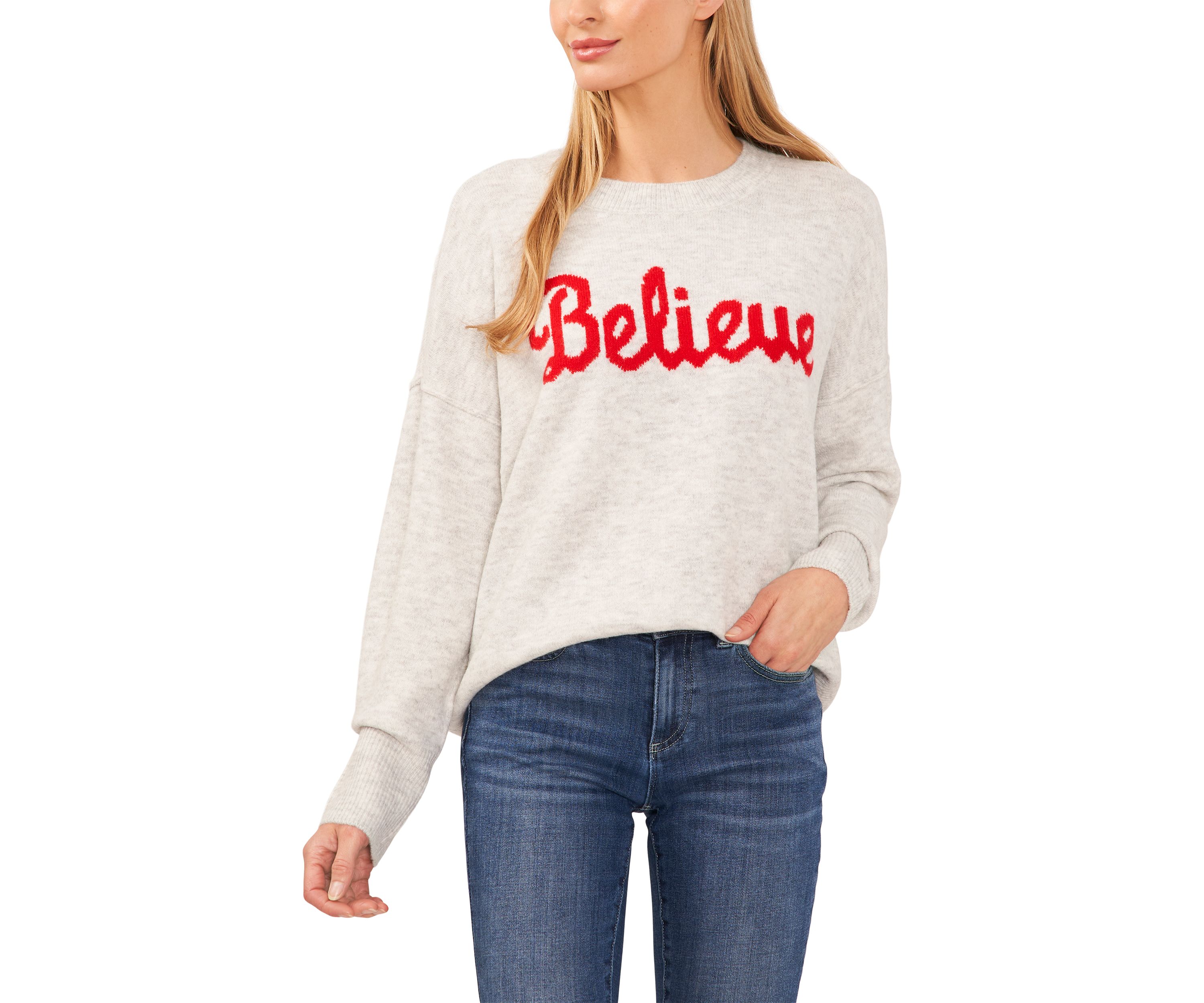 Petite Believe Sweater 