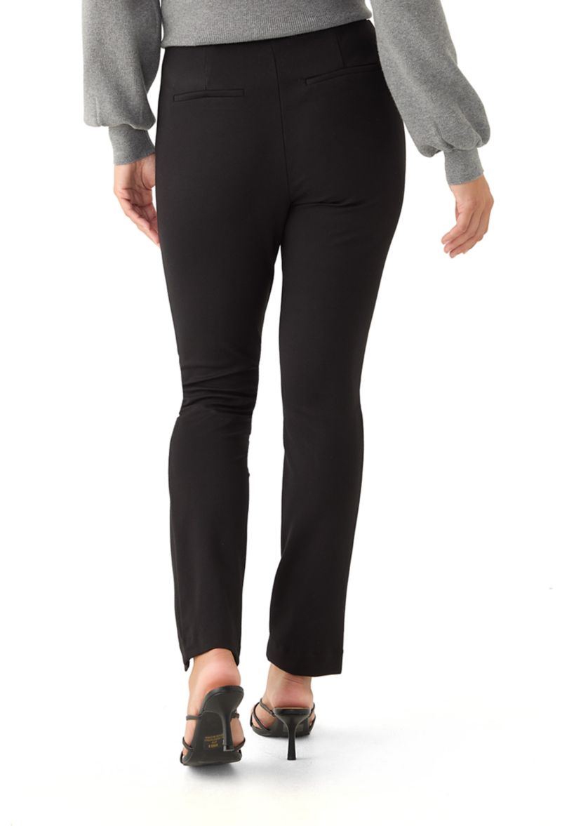Petite Front Slit Pants