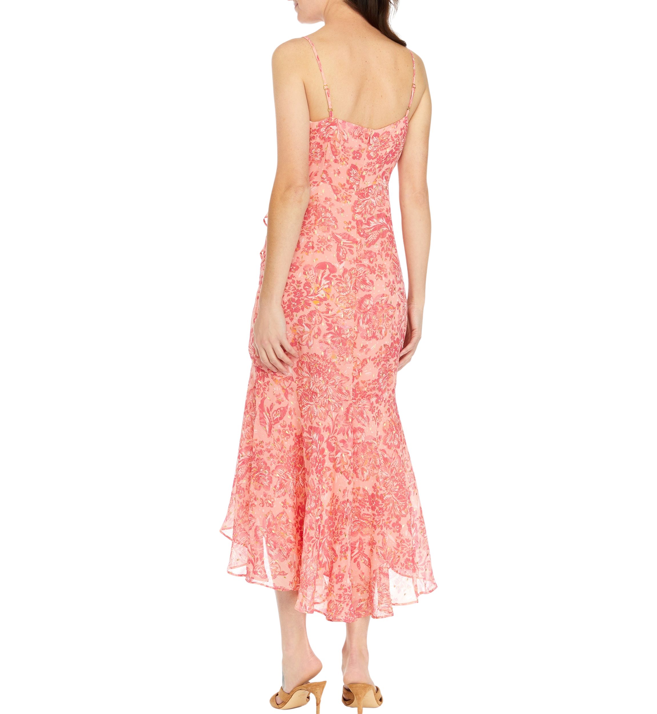 Petite Sleeveless Maxi Dress with Tie Waist