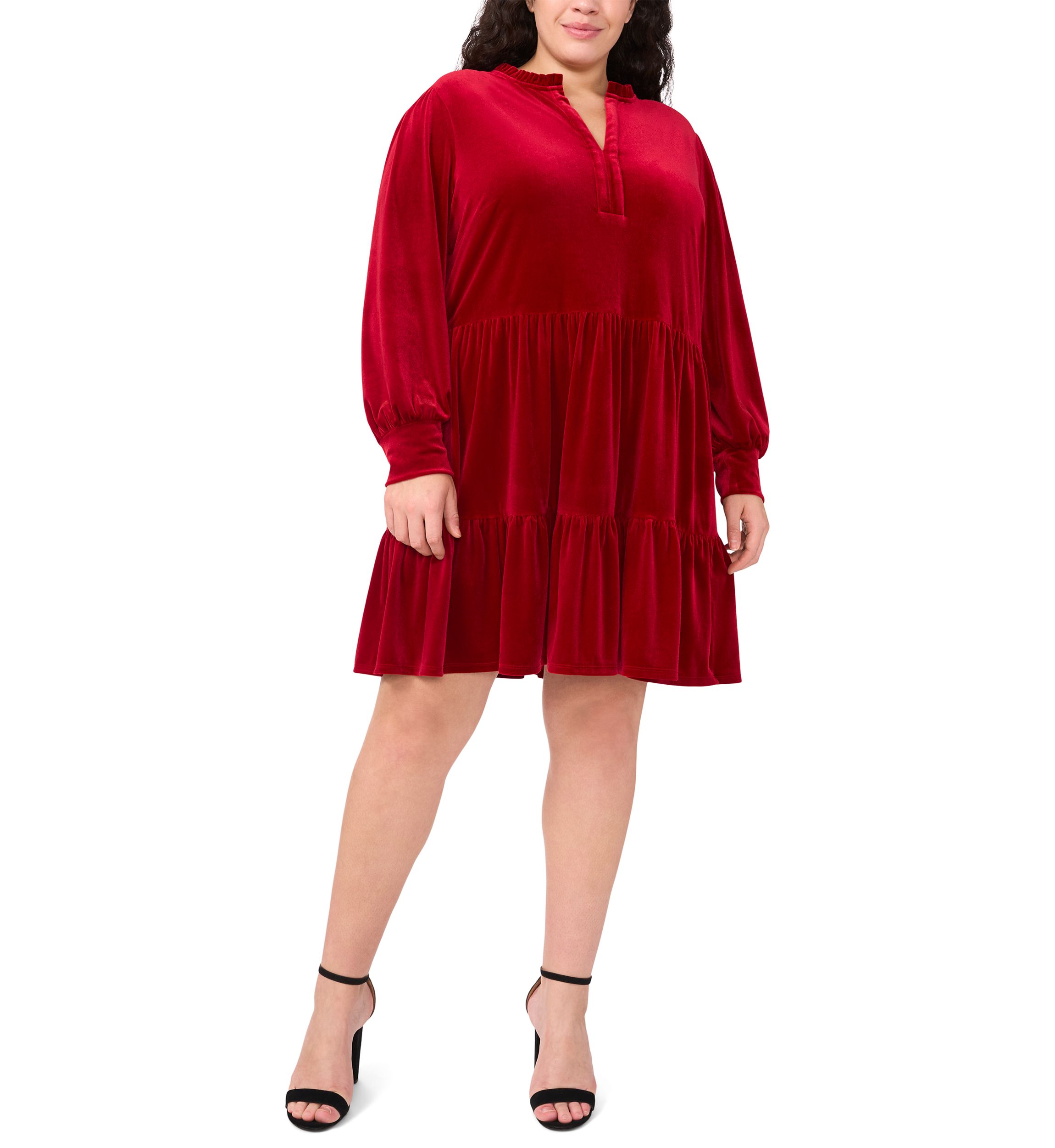 fitted lace wedding dress See Rose Go Plus Size CoolROSE Luxe Knit Midi Dress