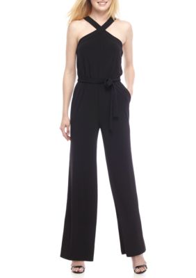 Kaari Blue™ Halter Neck Jersey Knit Jumpsuit | belk