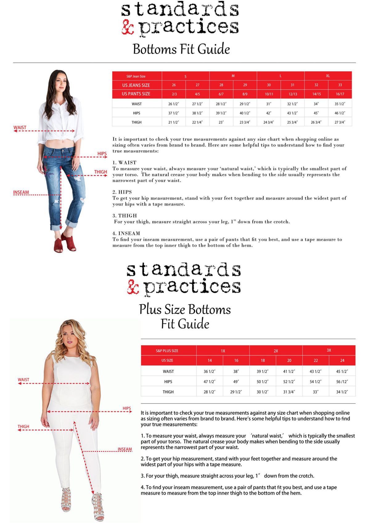 Standards & Practices Womens Plus Size Off-White High Waist Wide Leg Pants