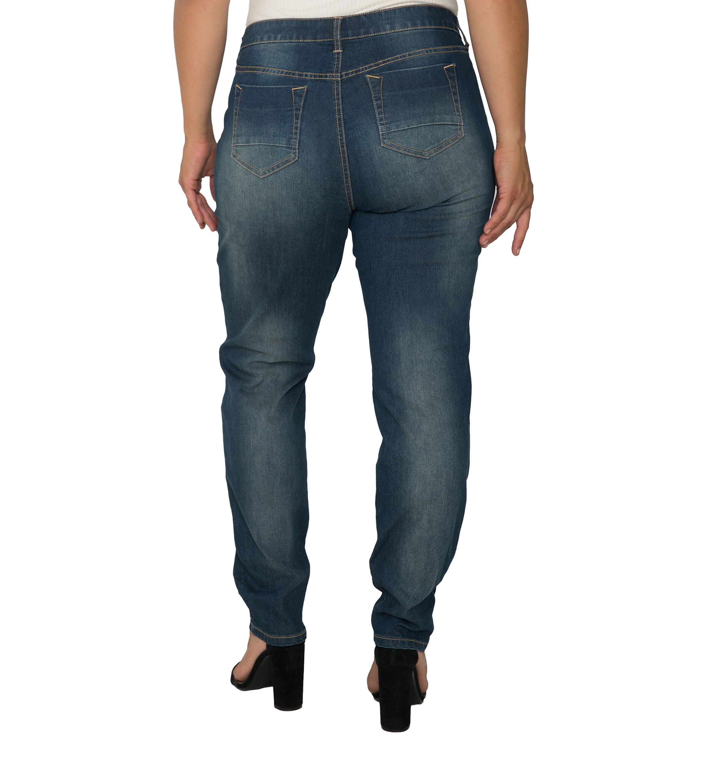 Plus Size Dark Wash Skinny Jeans