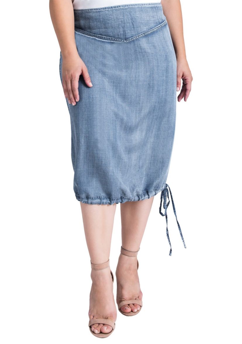 Standards and Practices Plus Size Tencel Adjustable Hem Drawstring
