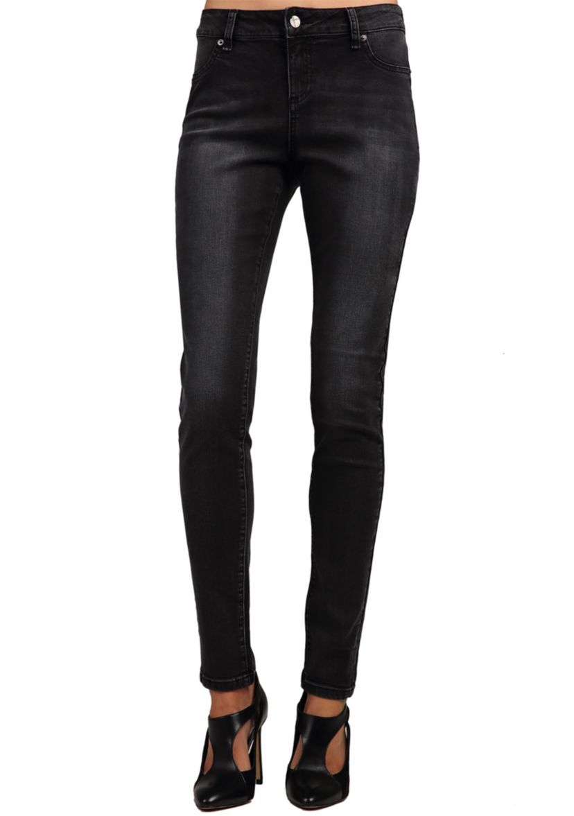 Denim Whisker Skinny Jeans