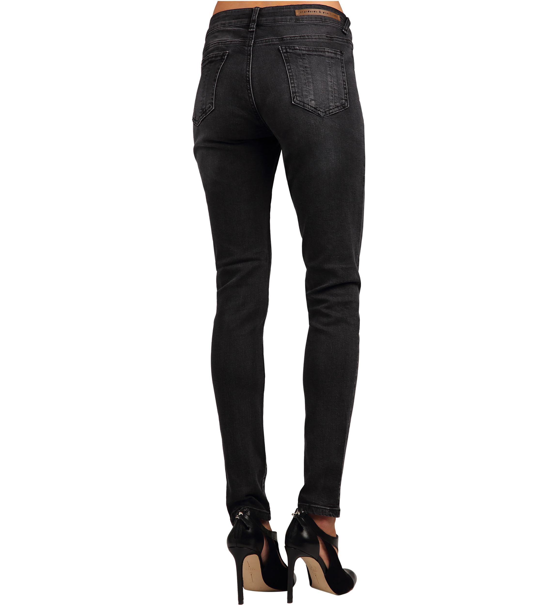 Denim Whisker Skinny Jeans