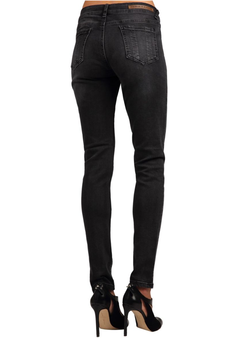 Denim Whisker Skinny Jeans