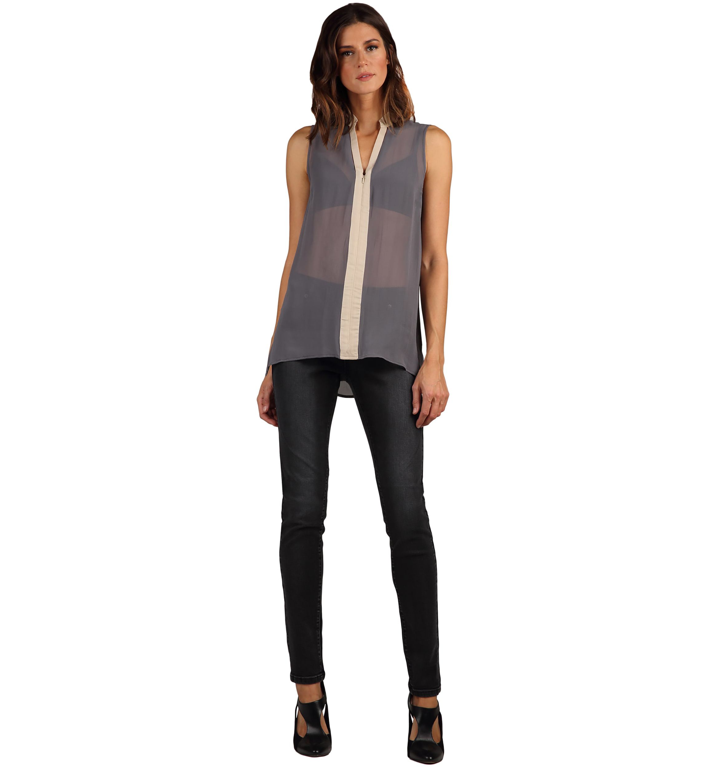 Denim Whisker Skinny Jeans