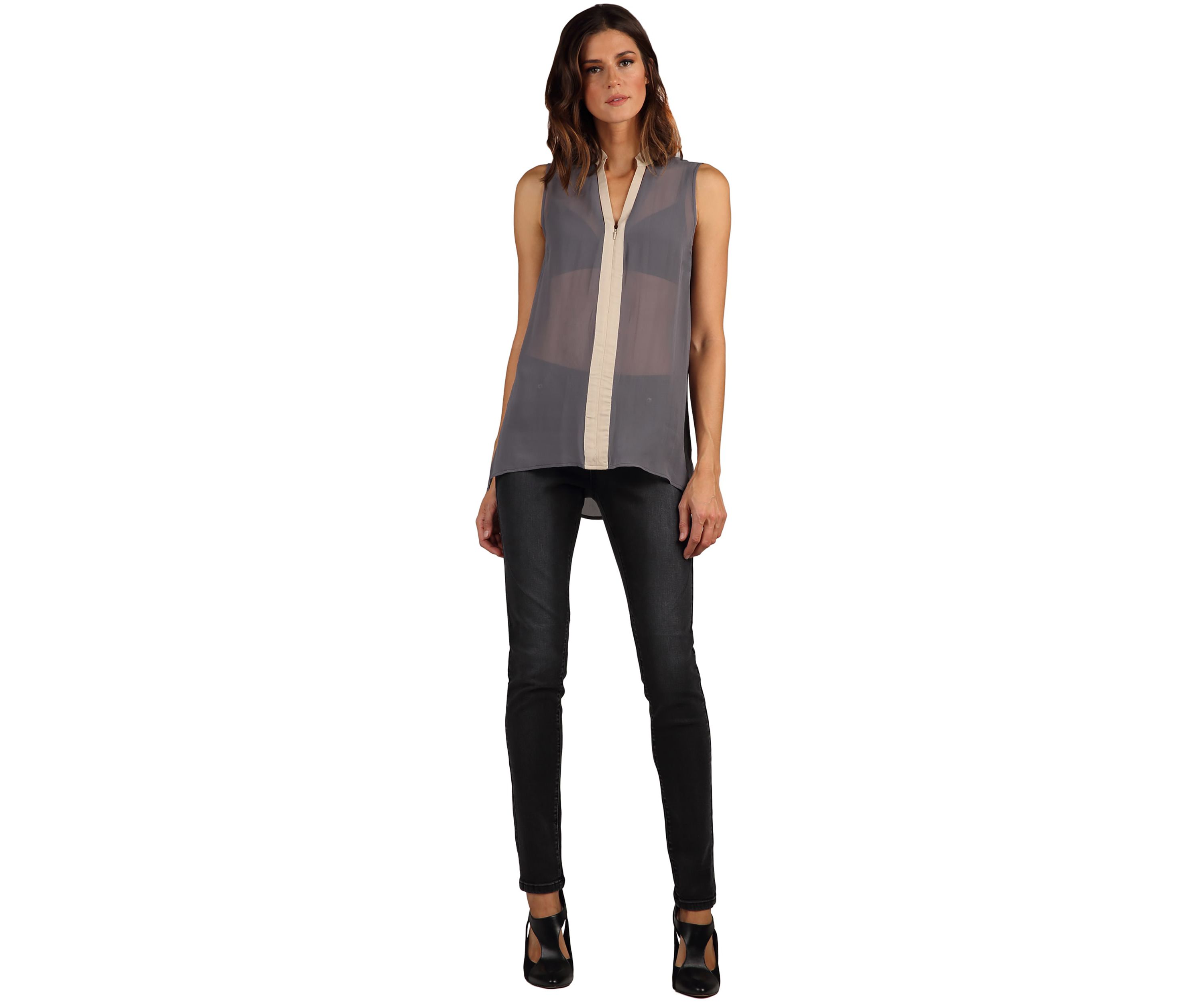 Denim Whisker Skinny Jeans