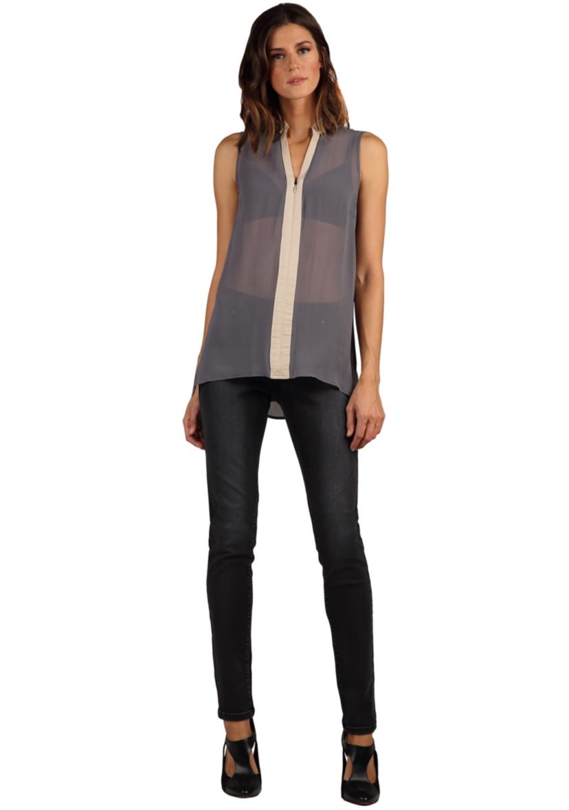 Denim Whisker Skinny Jeans