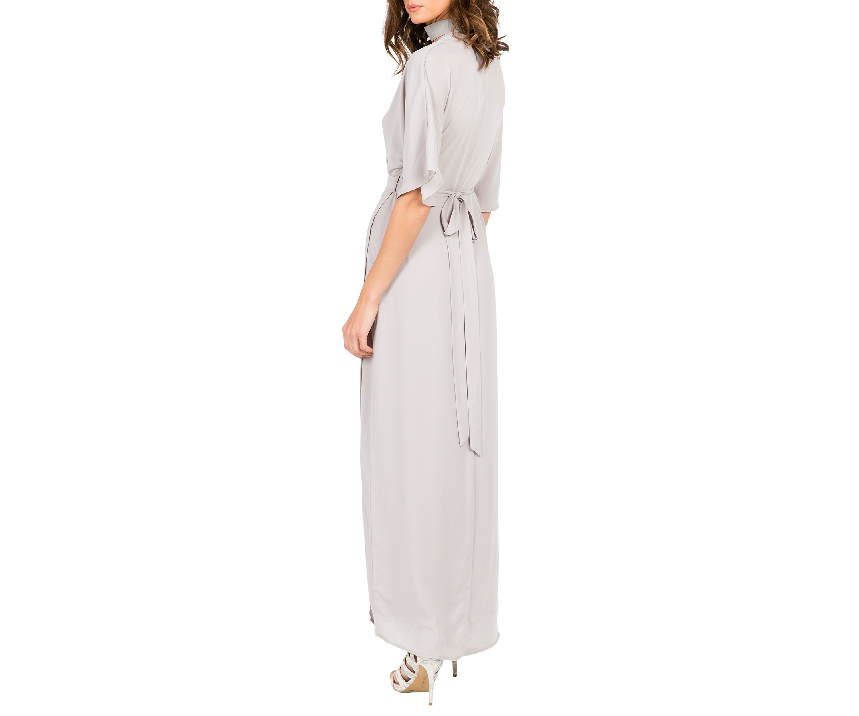 Womens Olivia Kimono Sleeve Maxi Dress