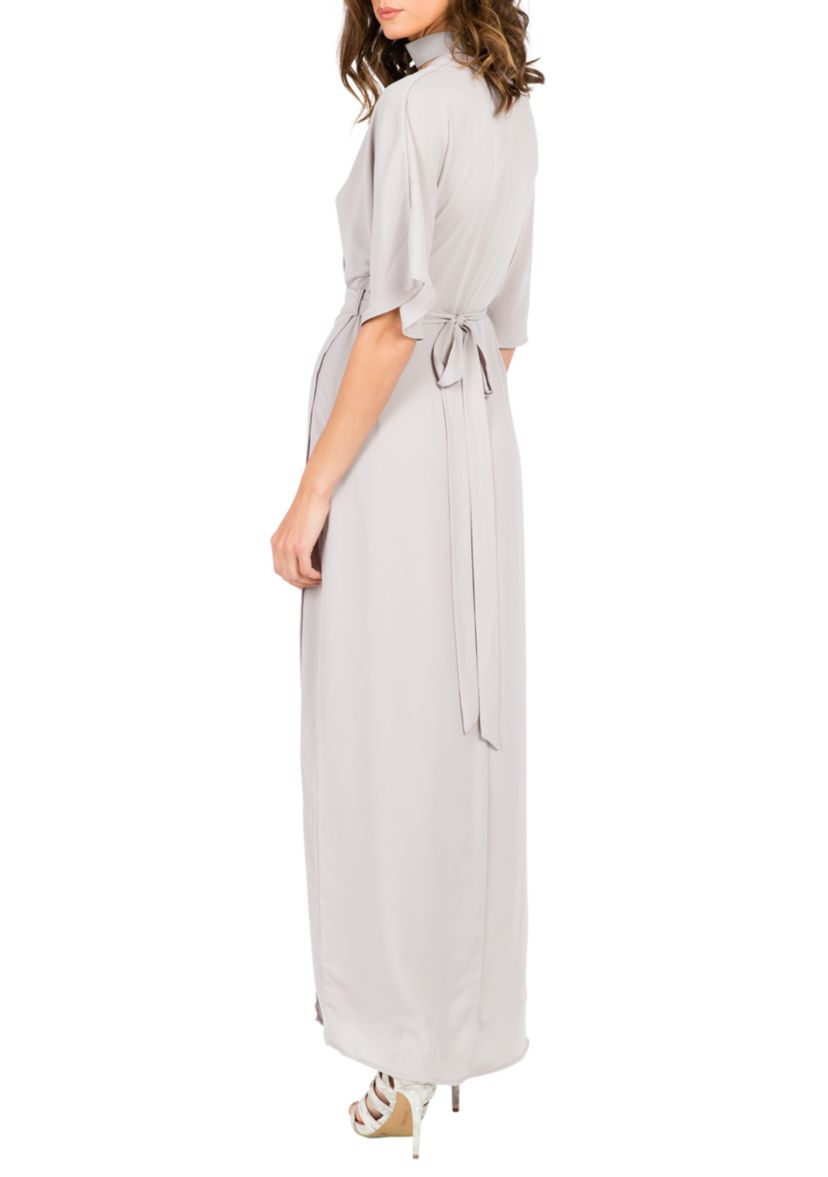 Womens Olivia Kimono Sleeve Maxi Dress