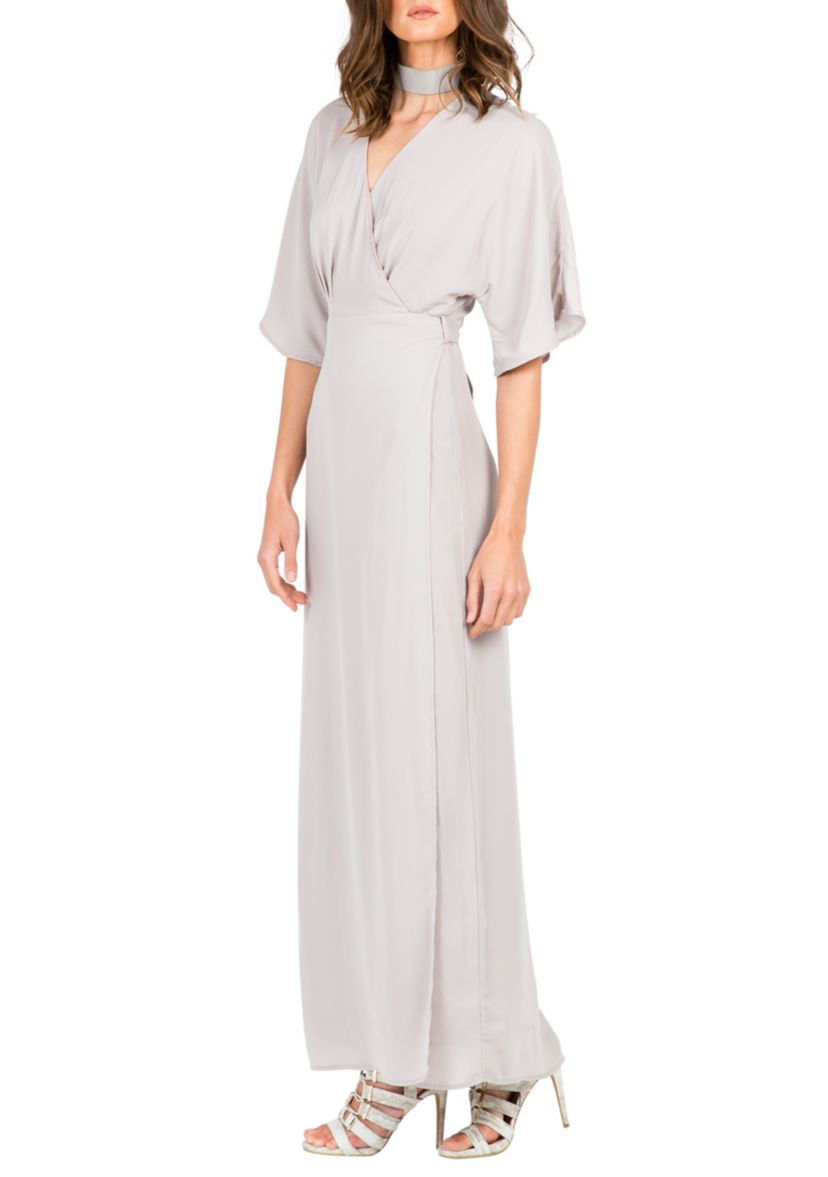 Womens Olivia Kimono Sleeve Maxi Dress