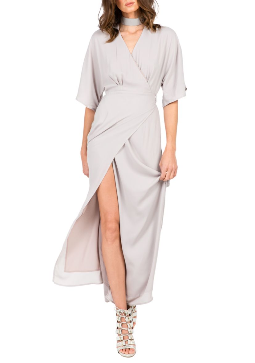 Womens Olivia Kimono Sleeve Maxi Dress