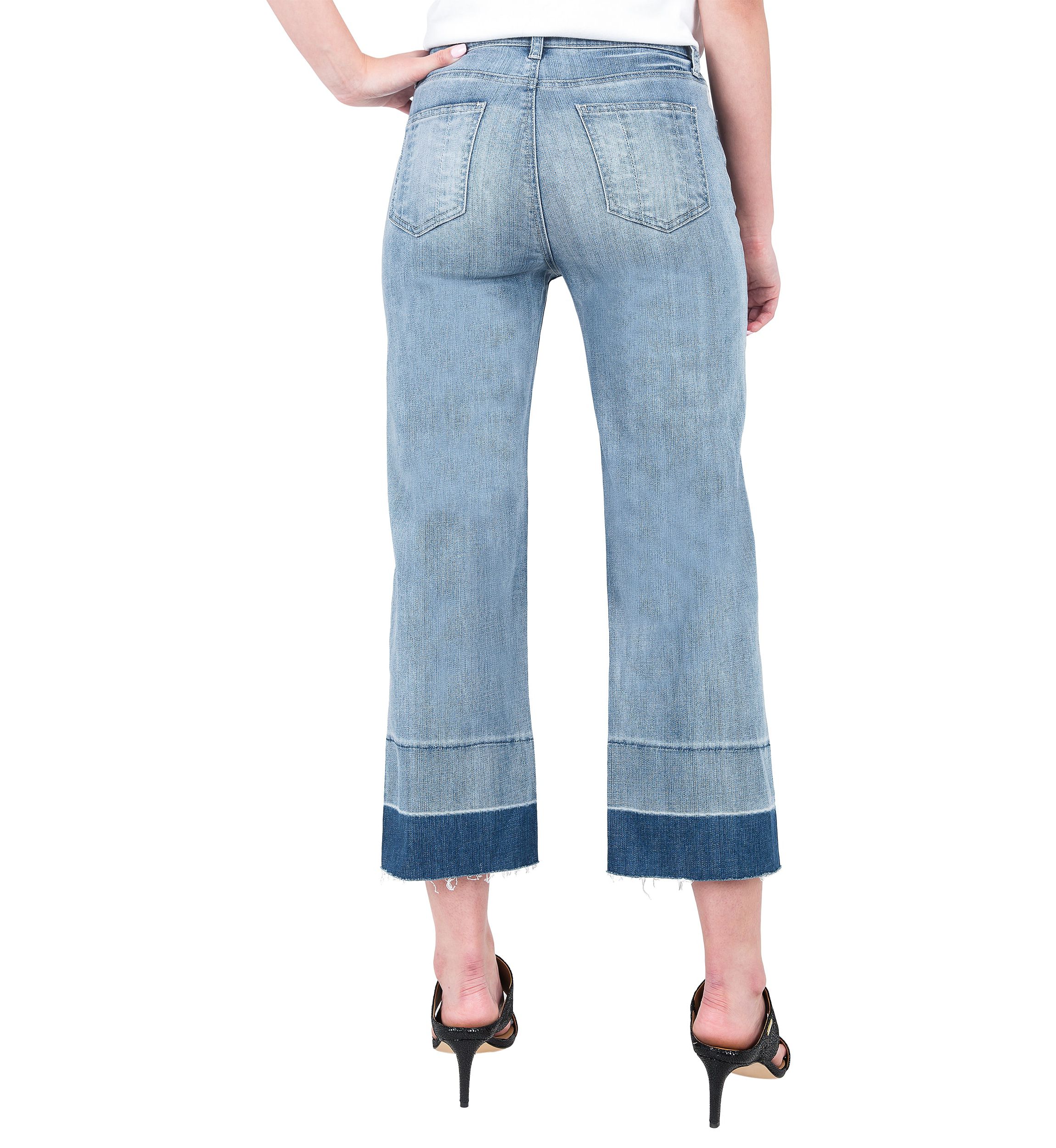 Frayed Cropped Jeans - Undone Raw Hem