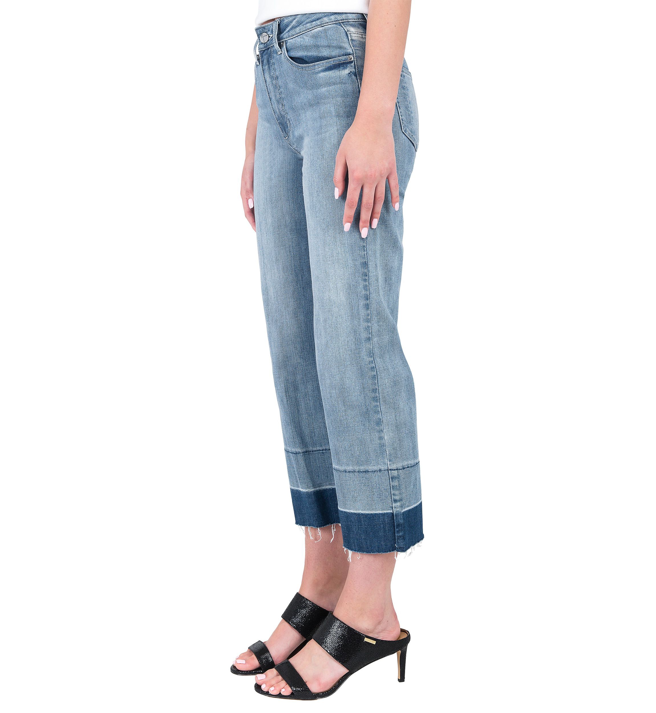 Frayed Cropped Jeans - Undone Raw Hem
