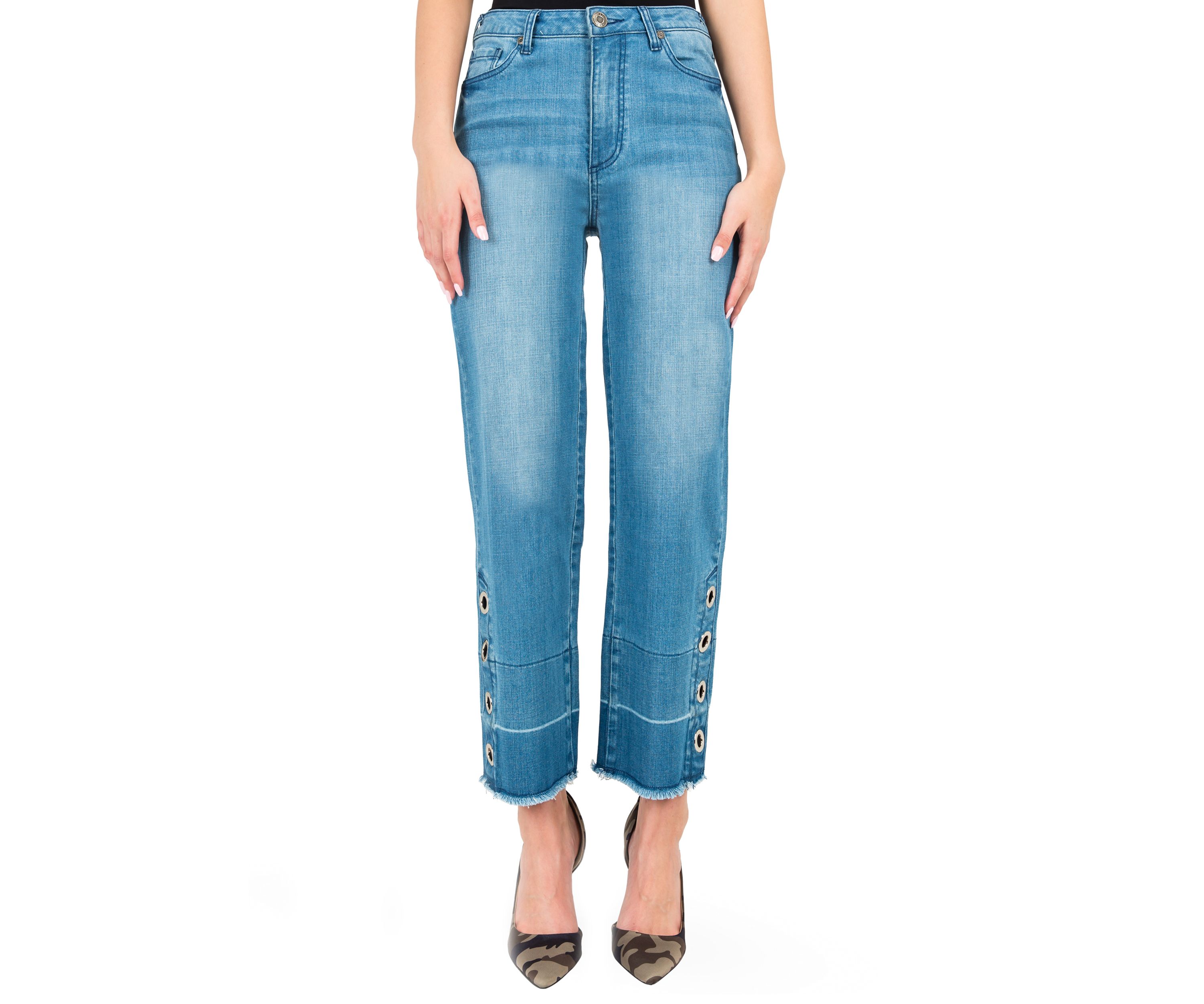 Meryl Cropped Mom Jeans