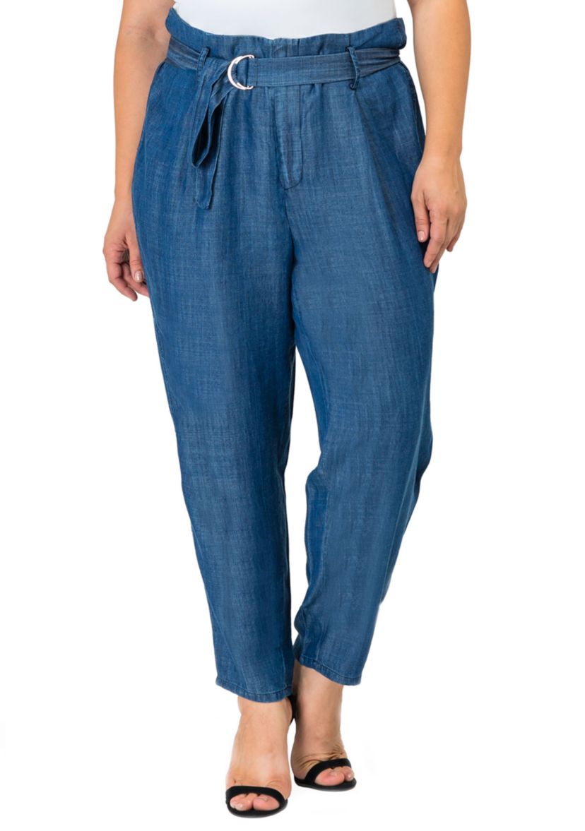 Plus Size Marina Tencel® Carrot Pants