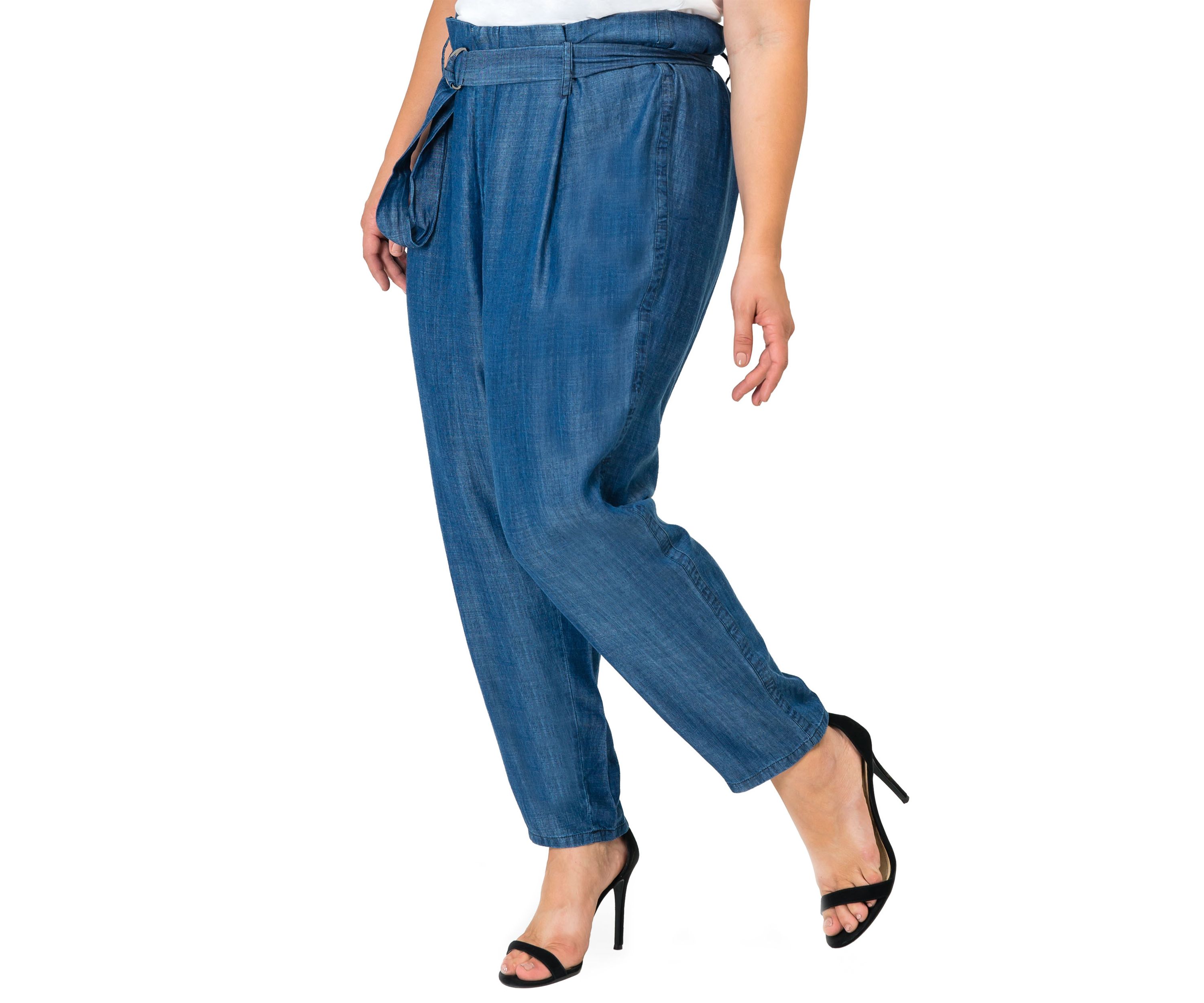 Plus Size Marina Tencel® Carrot Pants